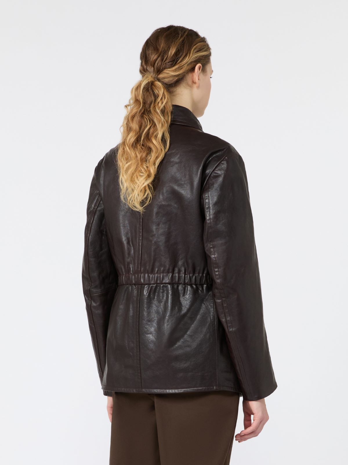 Leather biker jacket - Weekend Max Mara - 3