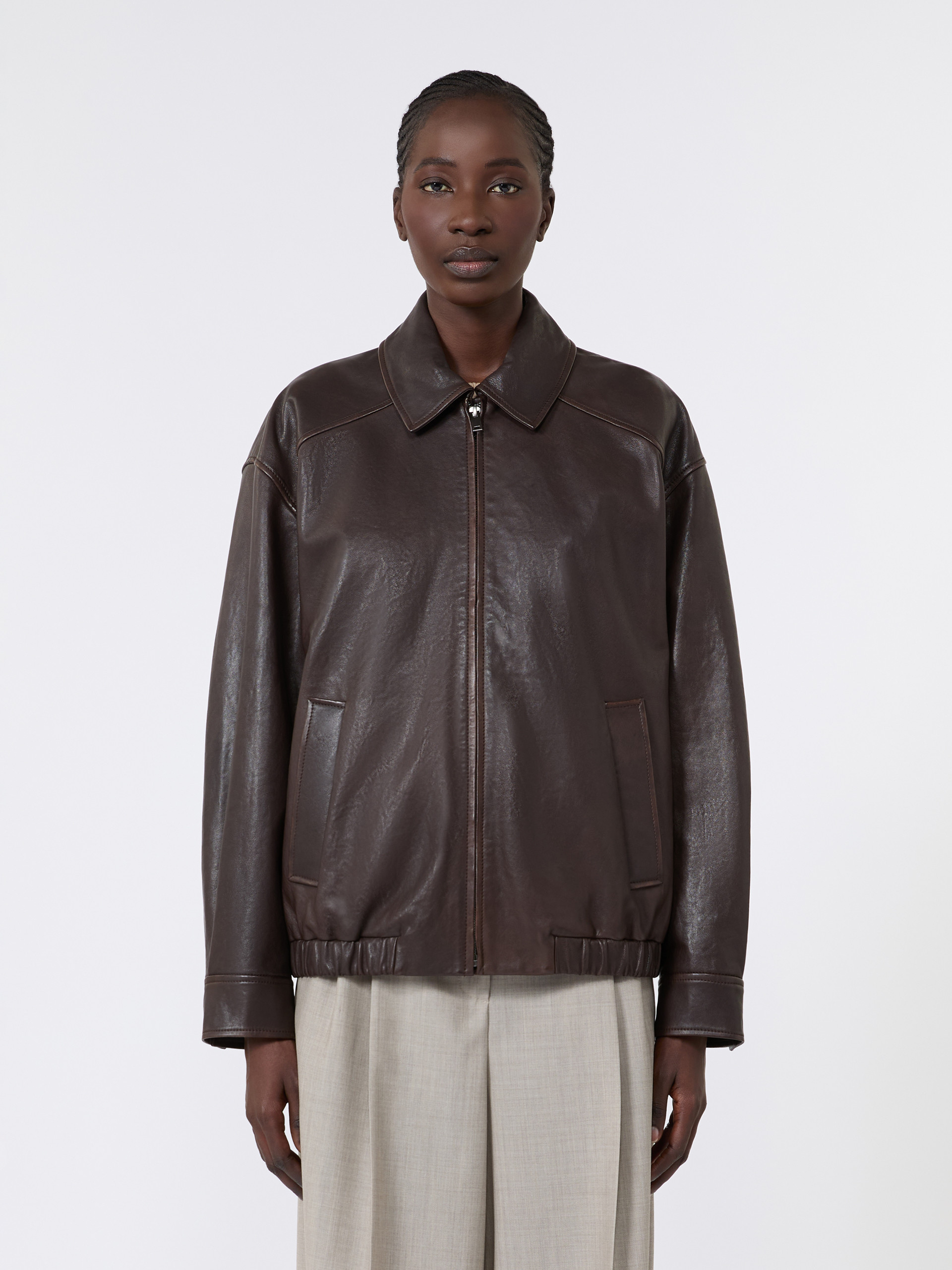 Bomber in nappa - Weekend Max Mara - 2