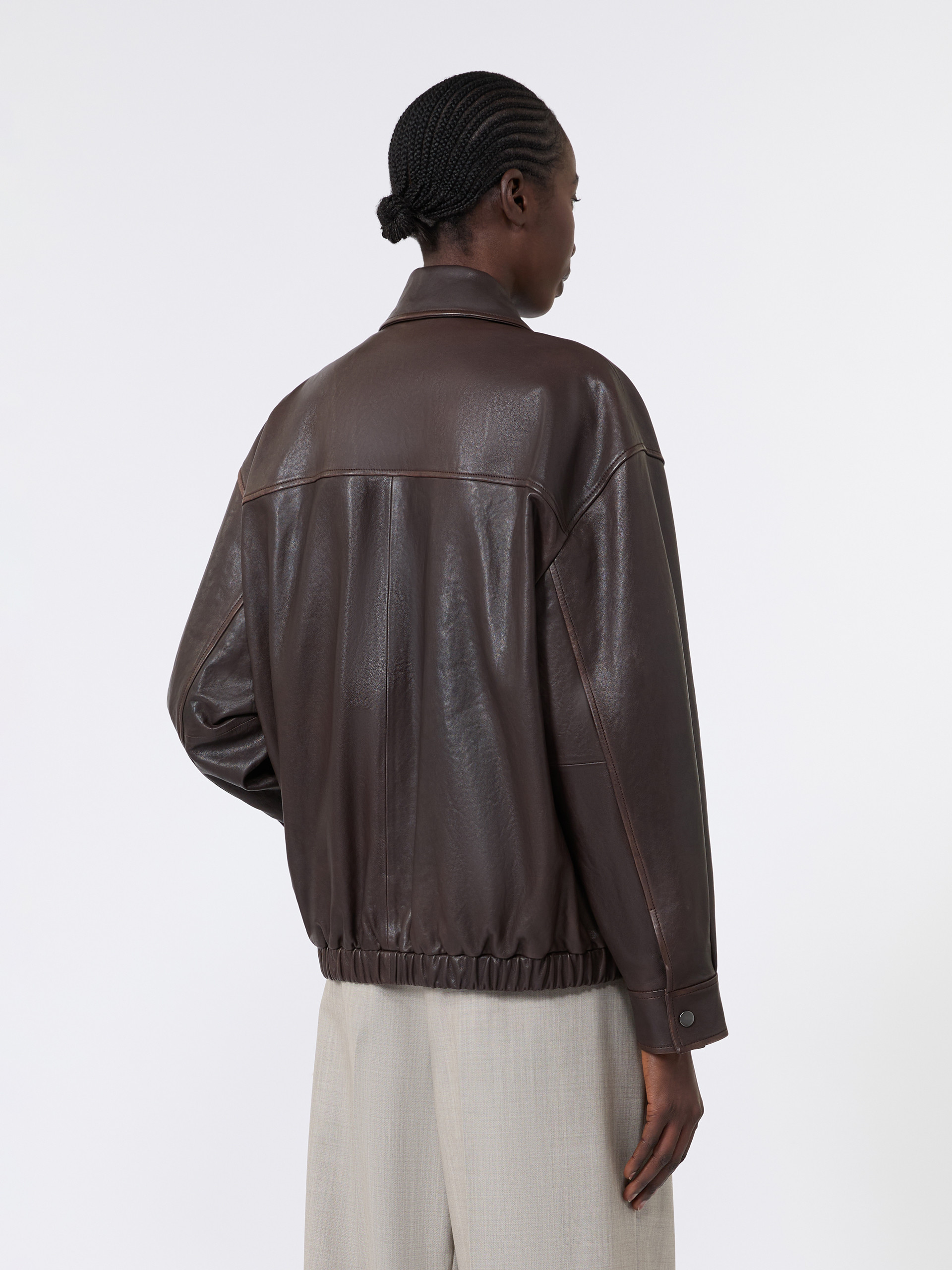 Bomber in nappa - Weekend Max Mara - 3