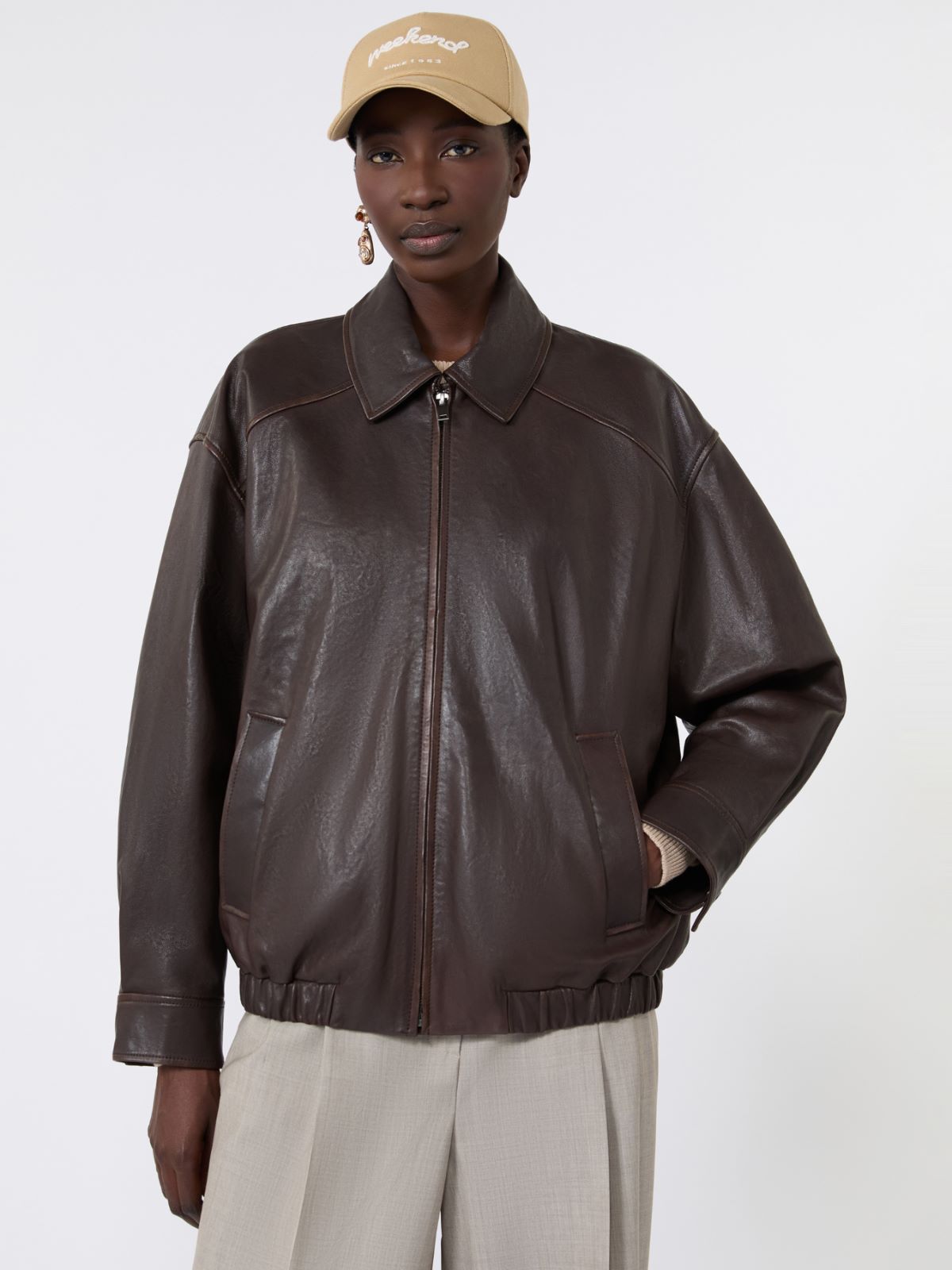 Bomber in nappa - Weekend Max Mara - 4