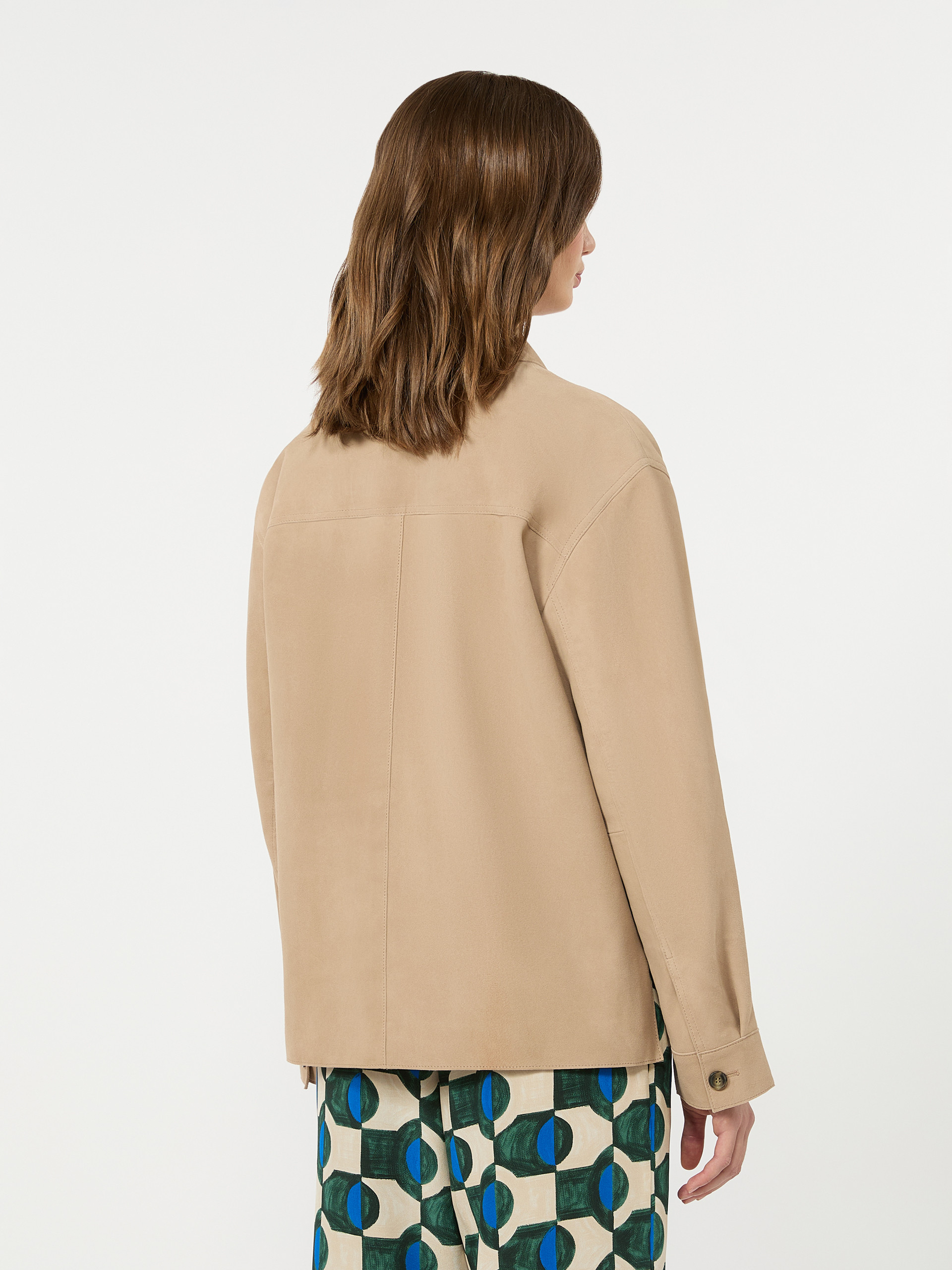 Suede pocket jacket - BEIGE - Weekend Max Mara - 3