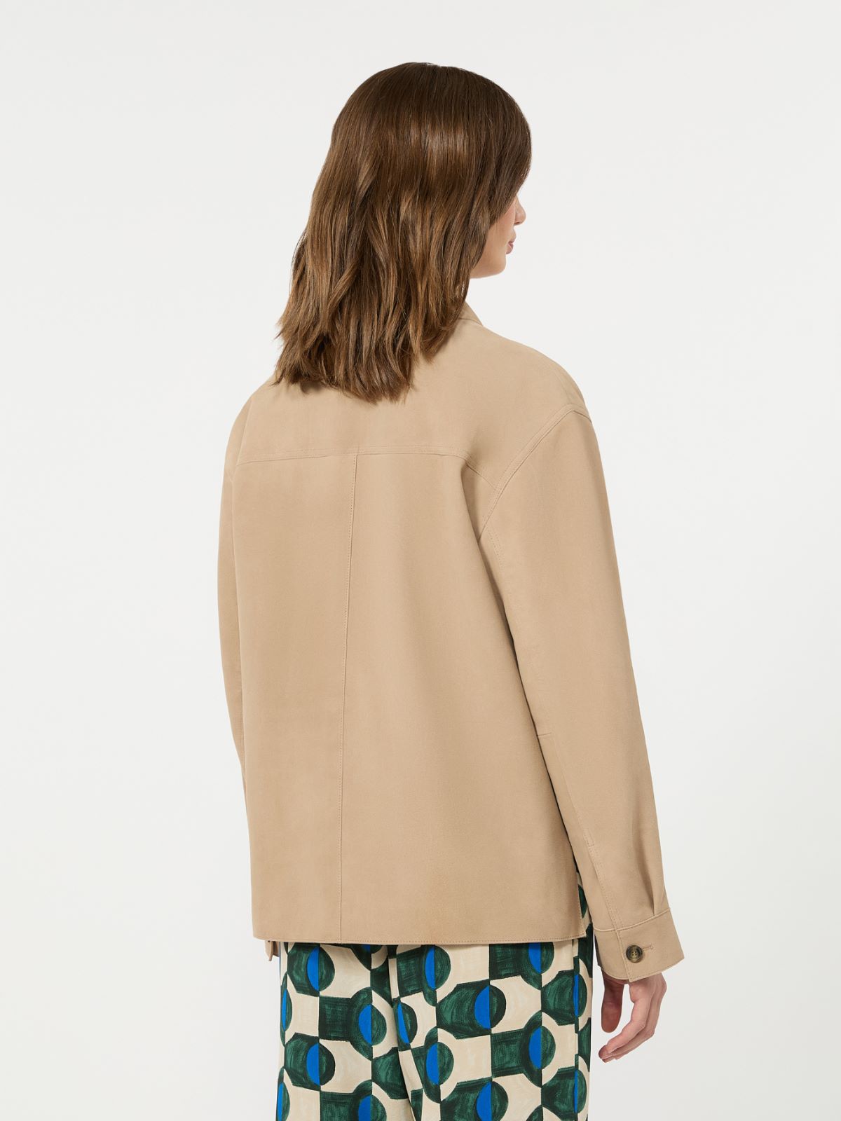 Suede pocket jacket - BEIGE - Weekend Max Mara - 3