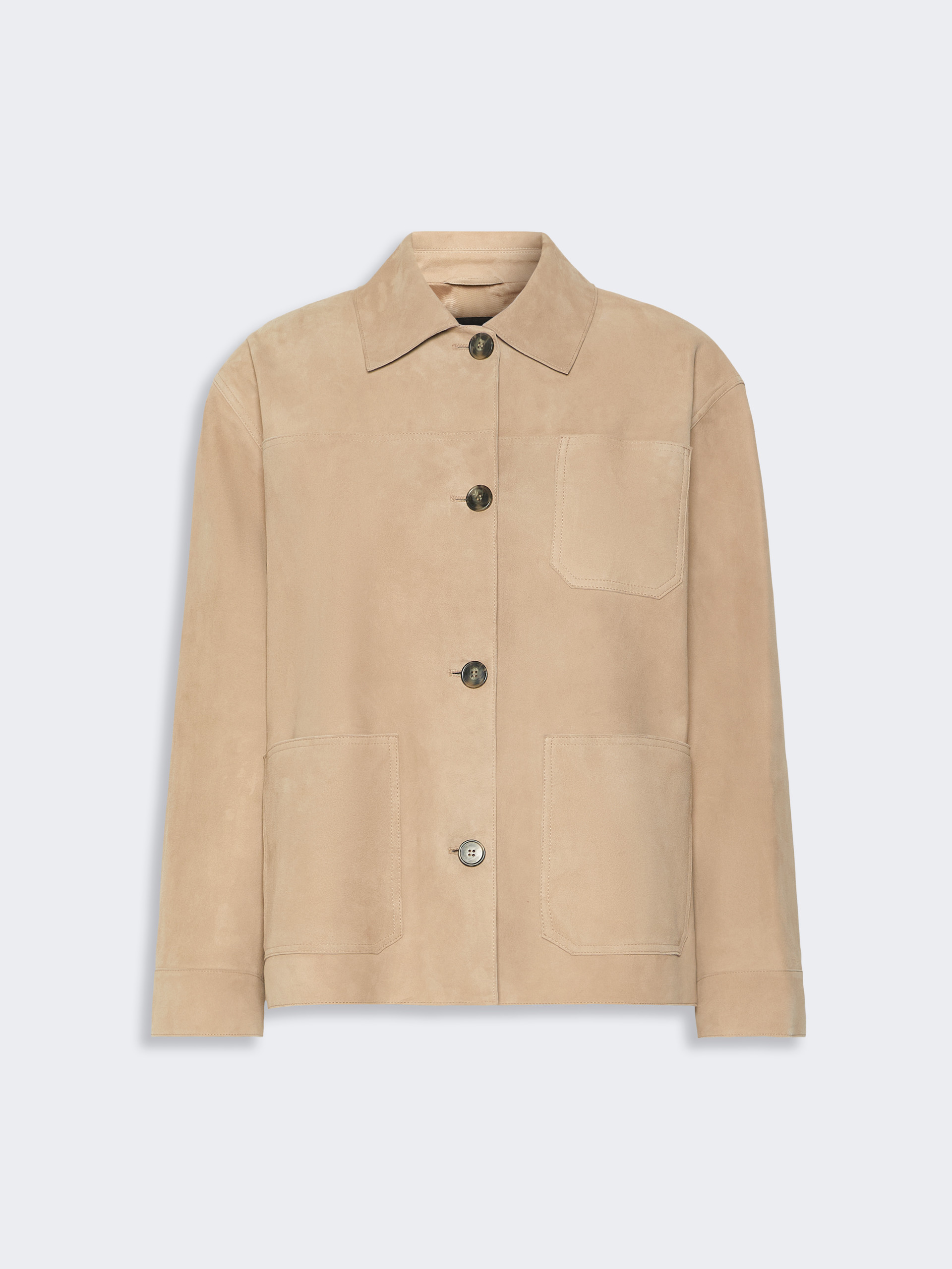 Suede pocket jacket - BEIGE - Weekend Max Mara - 5