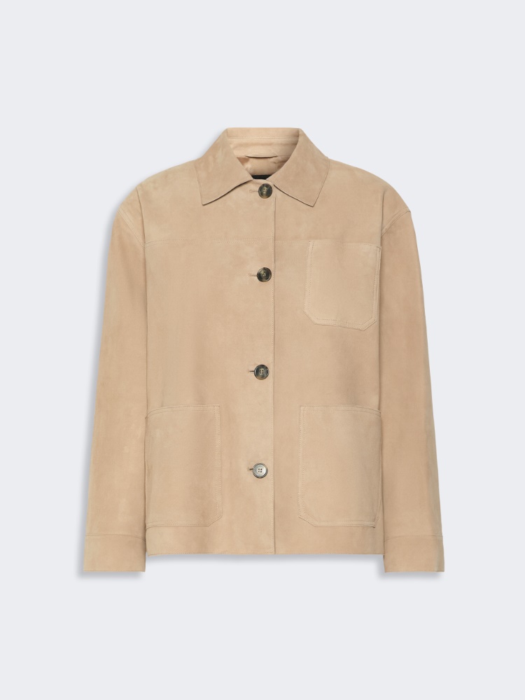 Suede pocket jacket - BEIGE - Weekend Max Mara - 6