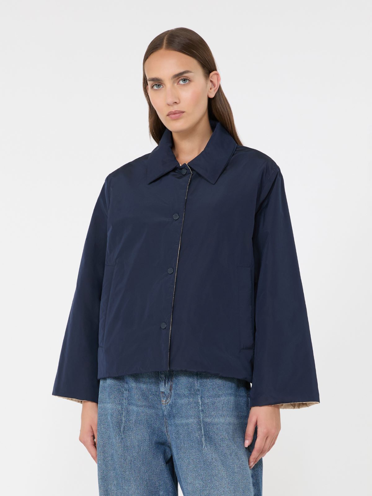 Reversible water-repellent taffeta padded jacket - Weekend Max Mara - 2