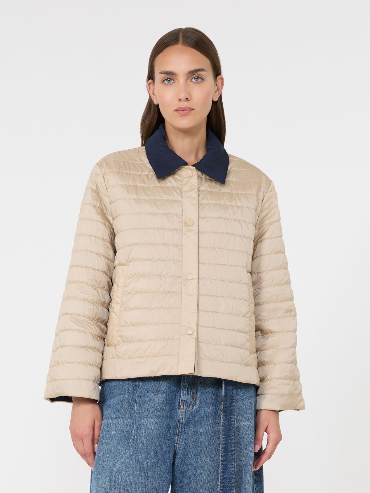 Reversible water-repellent taffeta padded jacket - Weekend Max Mara - 5