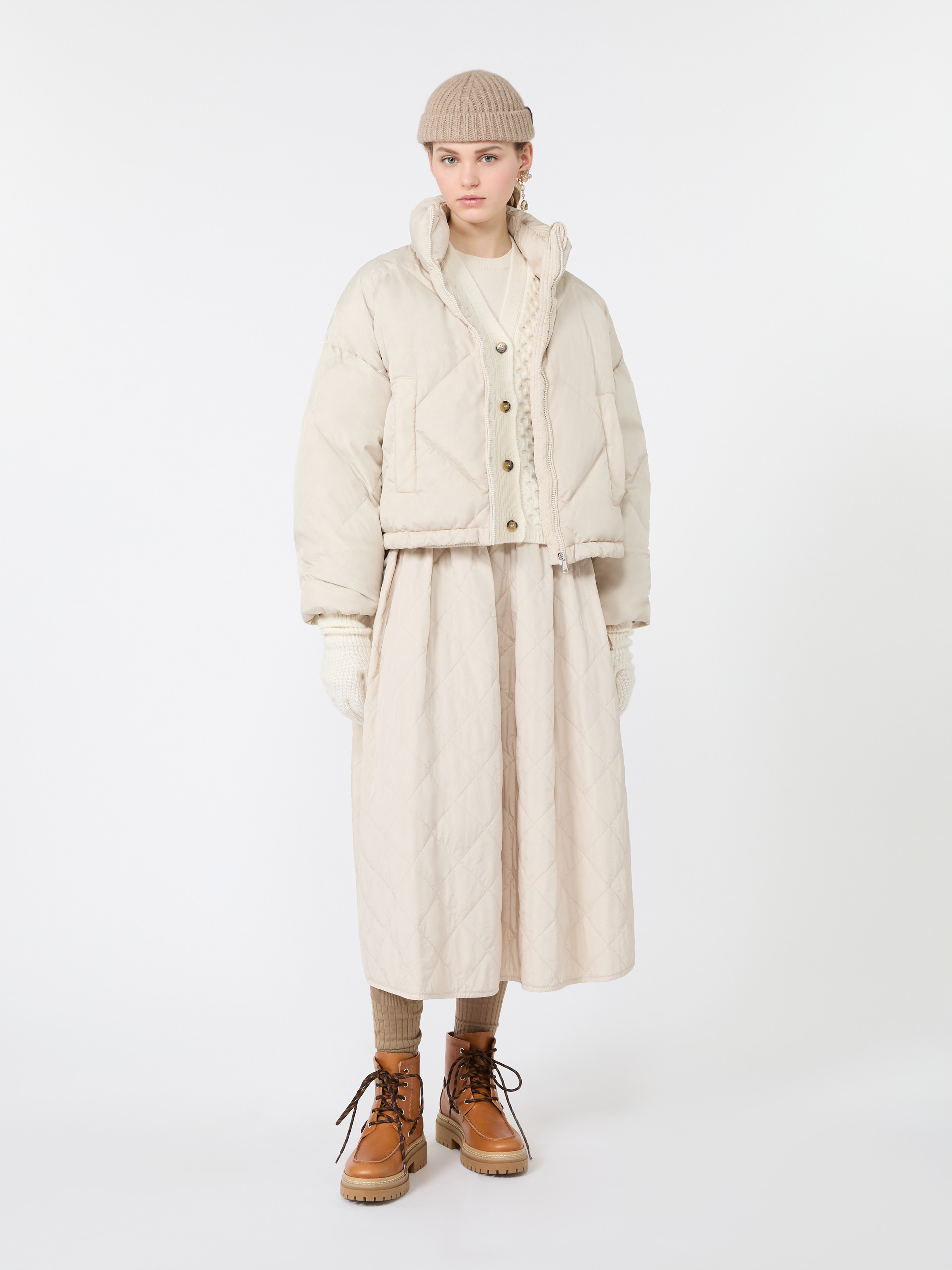 Short down jacket in technical plain-weave fabric - Weekend Max Mara