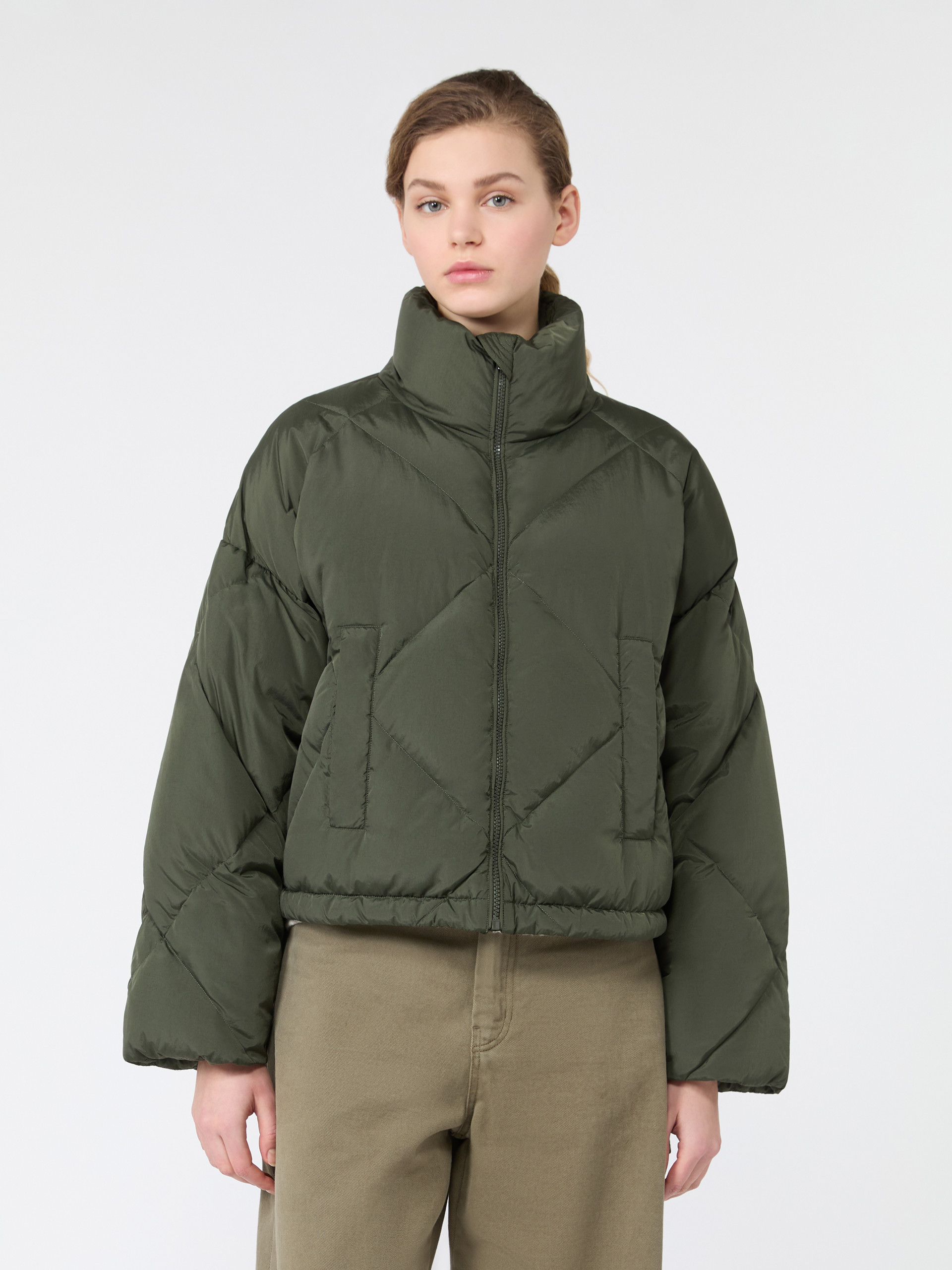 Short down jacket in technical plain-weave fabric - Weekend Max Mara - 2
