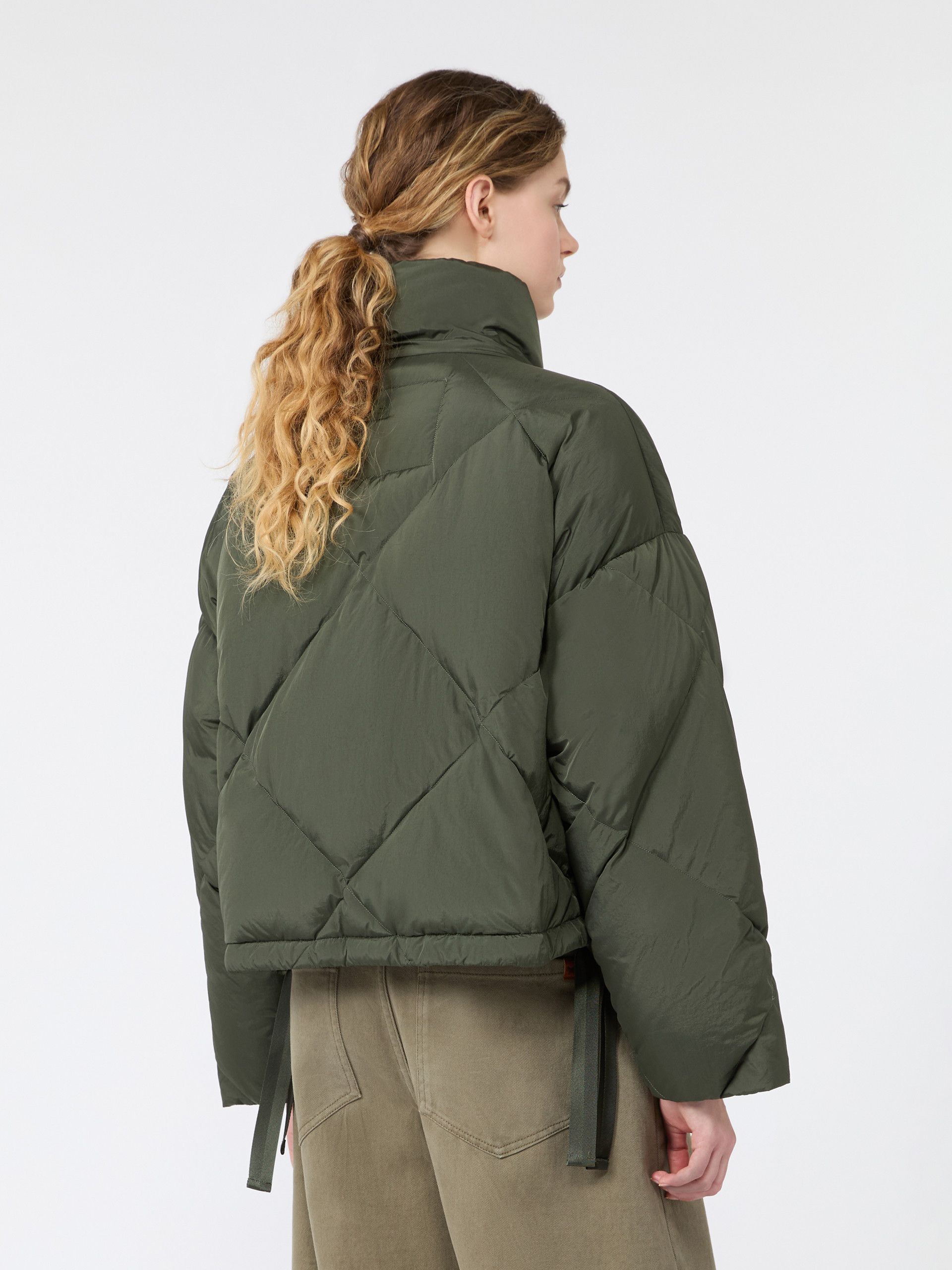 Short down jacket in technical plain-weave fabric - Weekend Max Mara - 3