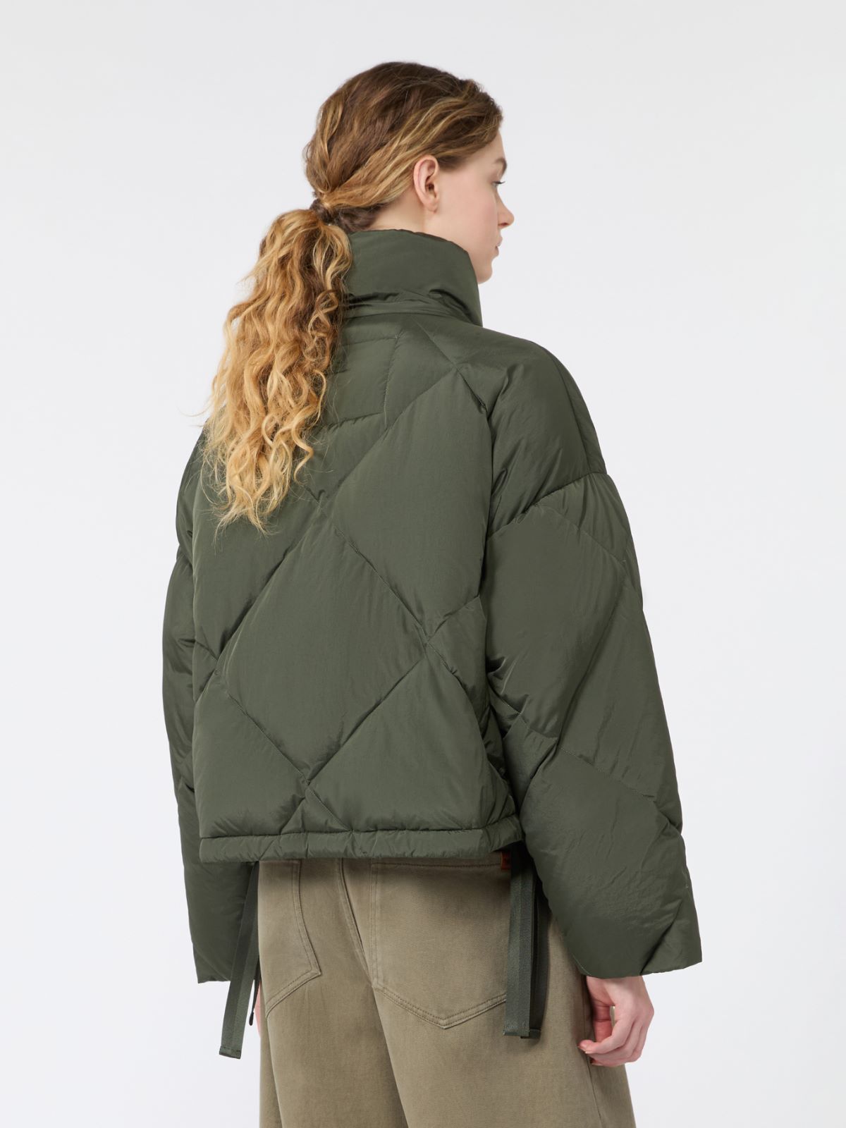 Short down jacket in technical plain-weave fabric - Weekend Max Mara - 3