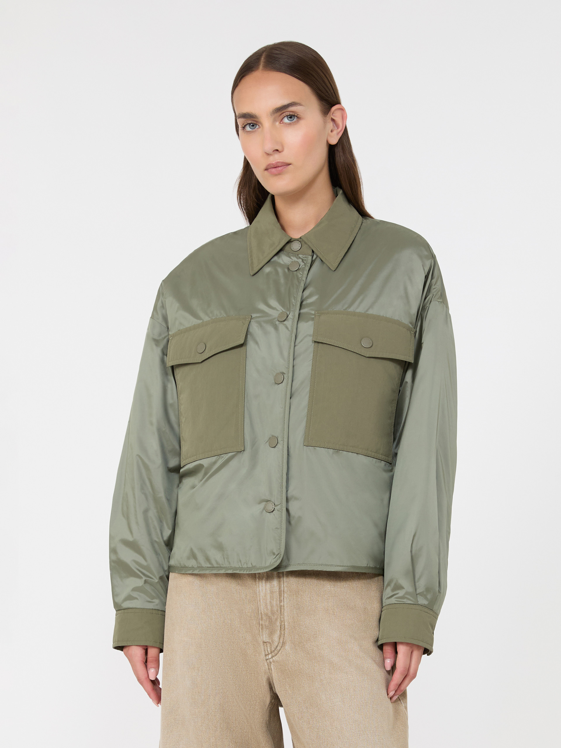 Reversible water-repellent canvas padded jacket - Weekend Max Mara - 2