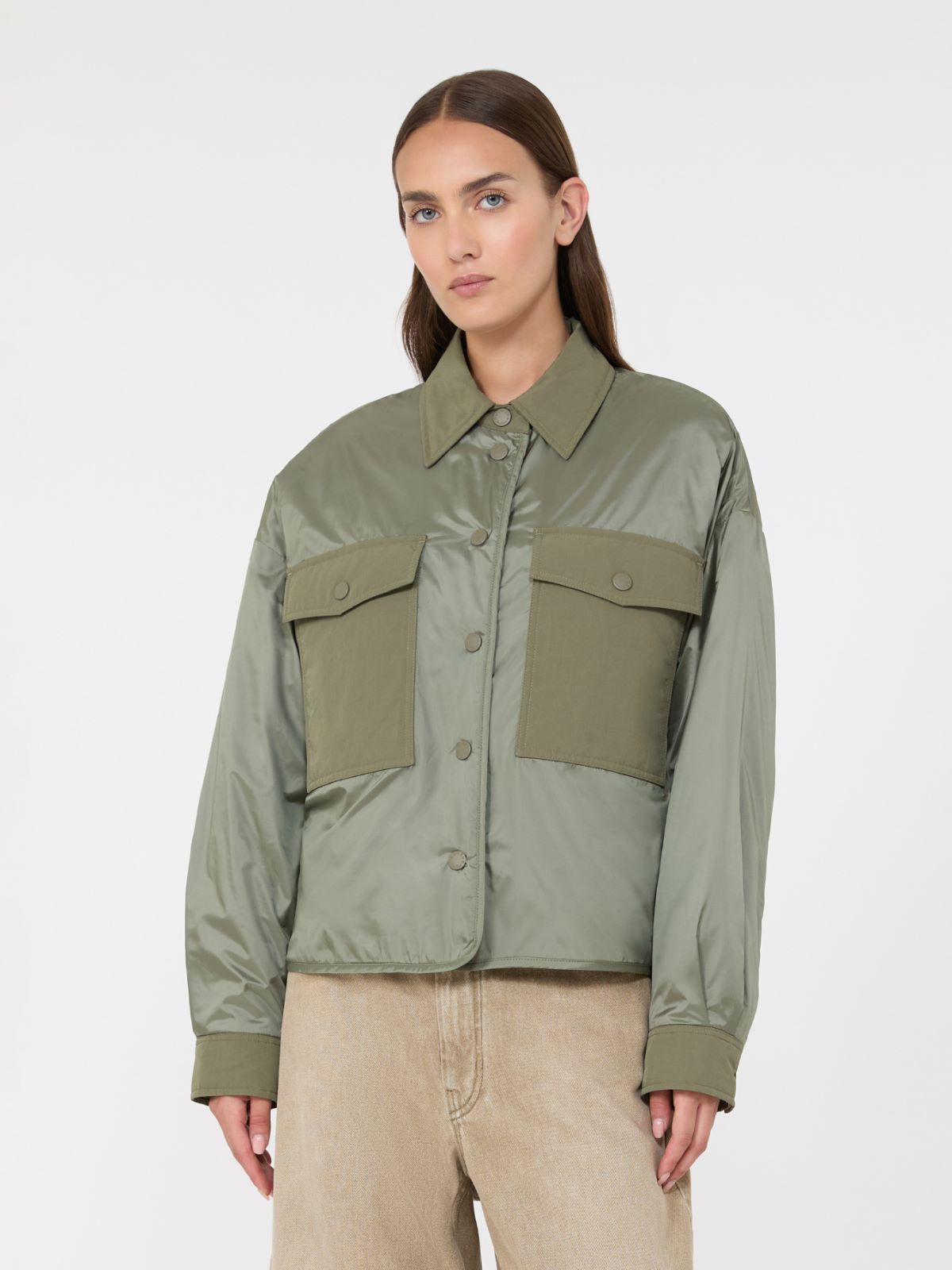 Reversible water-repellent canvas padded jacket - Weekend Max Mara - 2