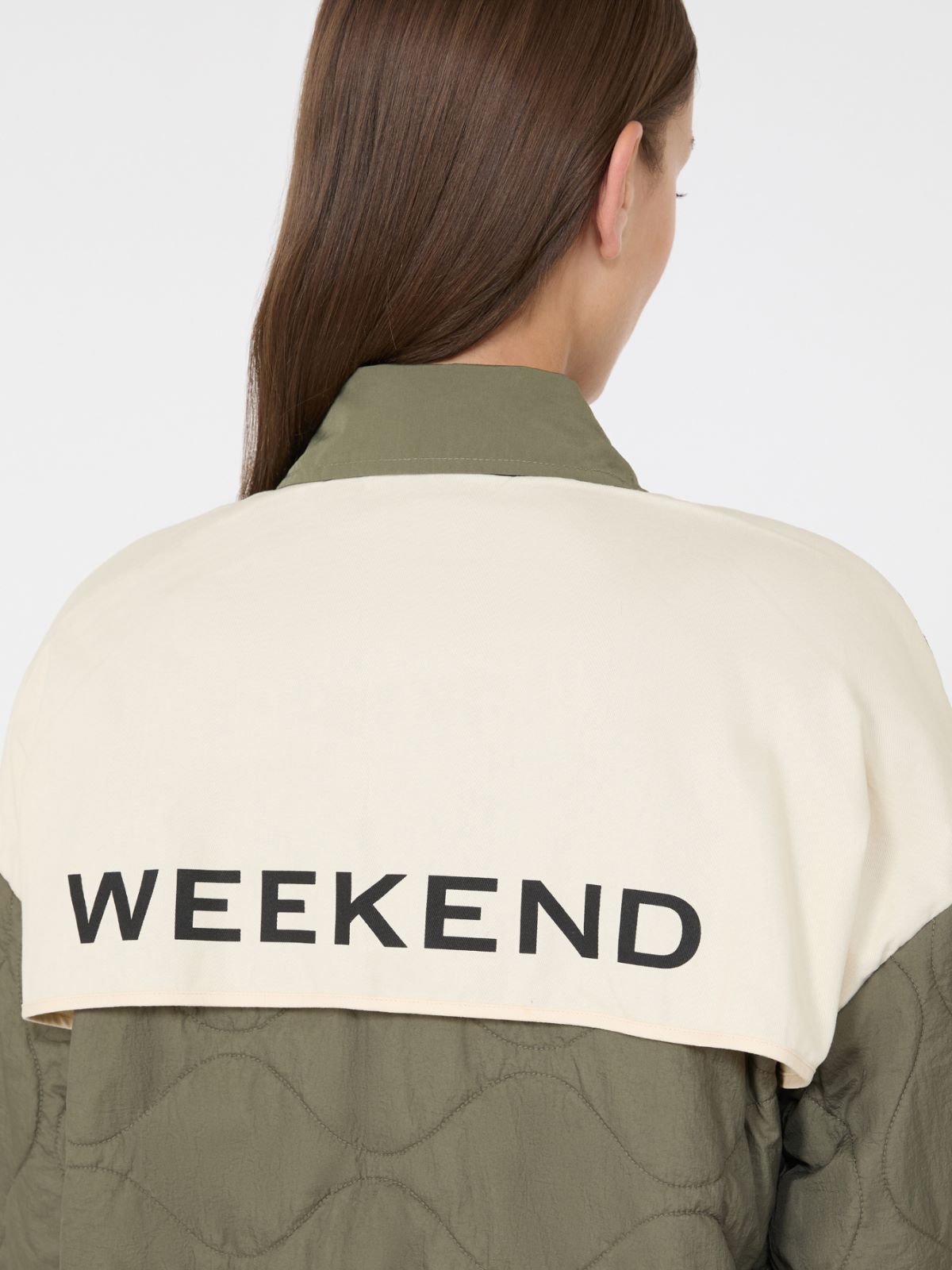 Reversible water-repellent canvas padded jacket - Weekend Max Mara - 6