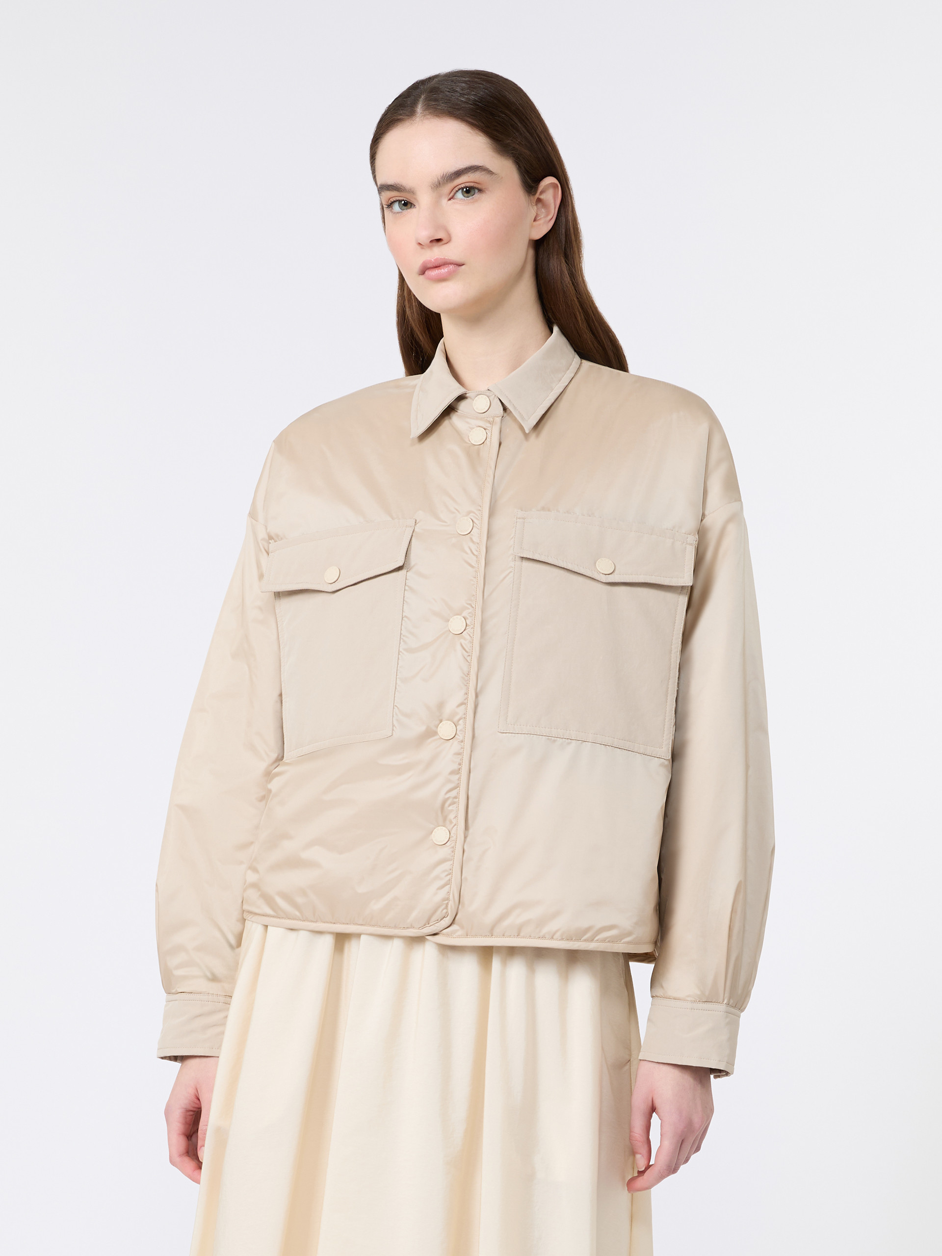 Reversible water-repellent canvas padded jacket - Weekend Max Mara - 2