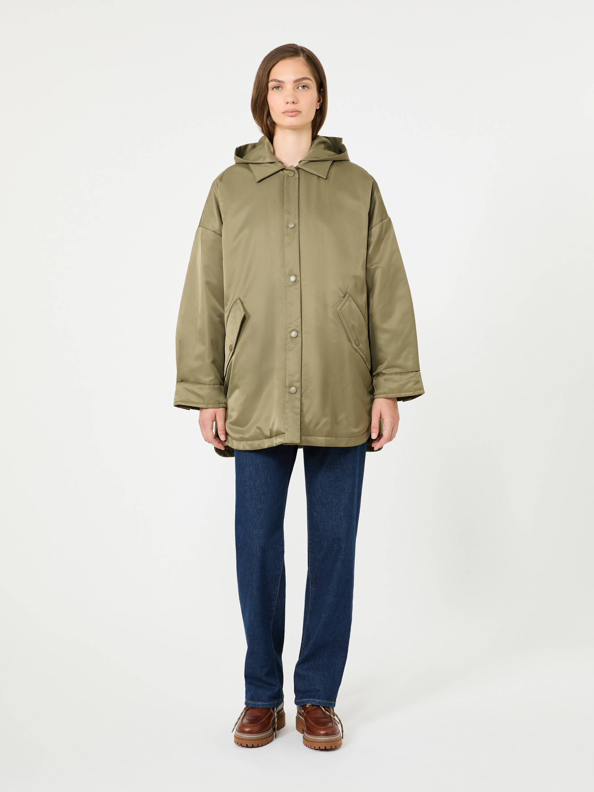 Reversible down jacket in water-repellent twill - Weekend Max Mara - 2