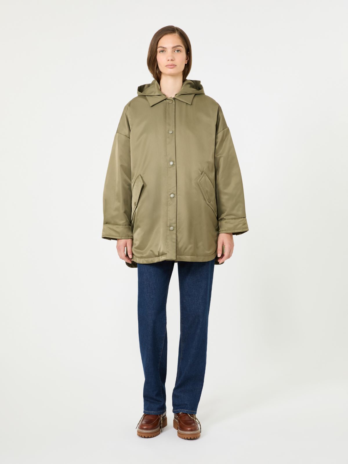 Reversible down jacket in water-repellent twill - Weekend Max Mara - 2