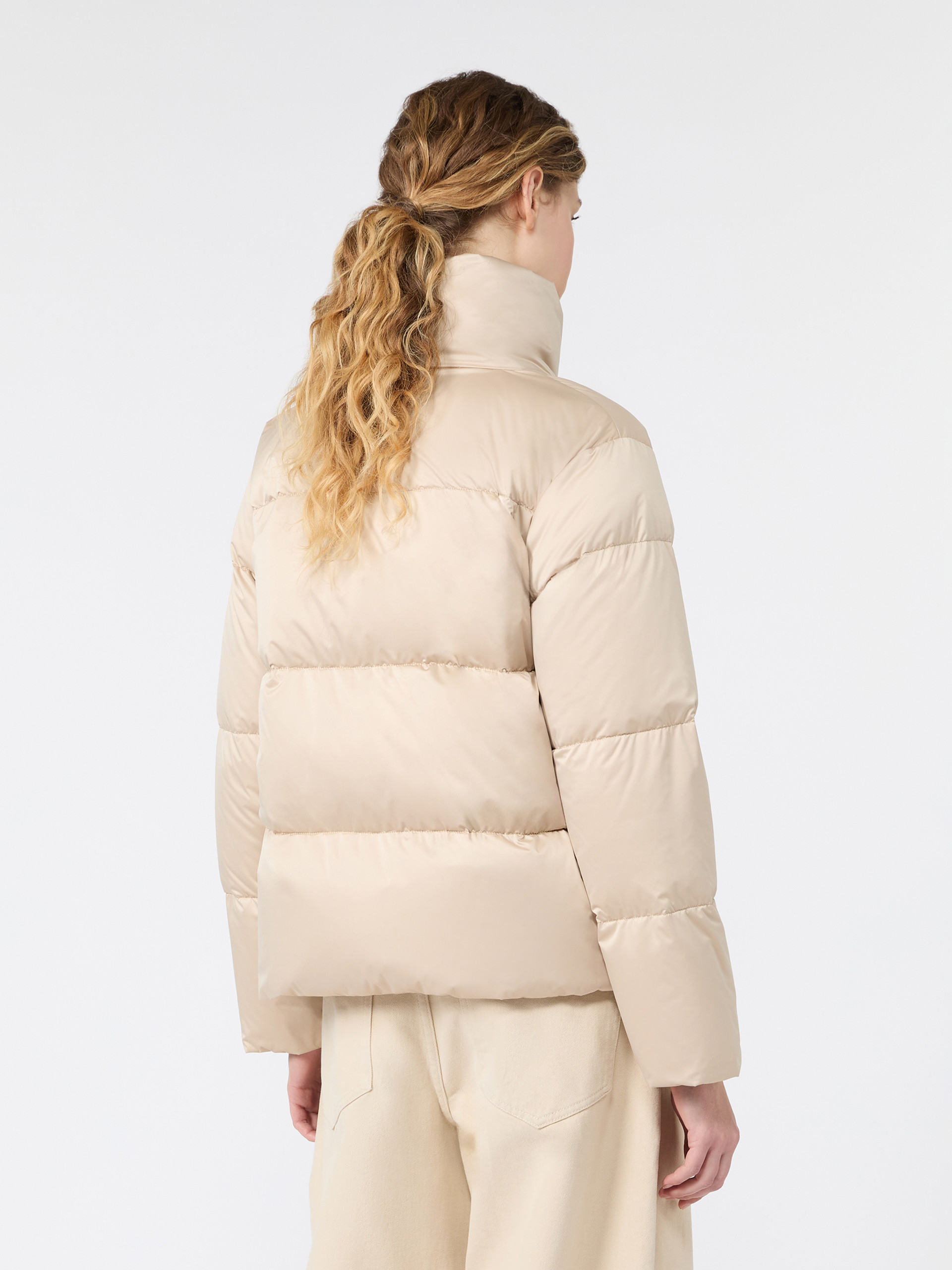 Short down jacket in technical satin - Weekend Max Mara - 3