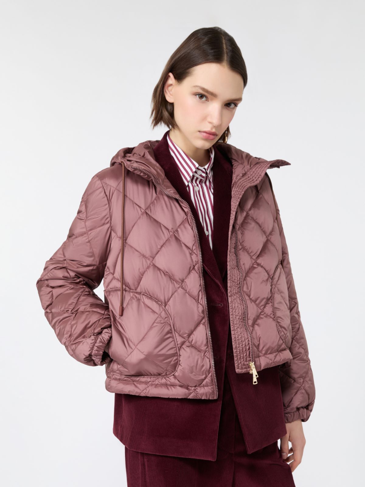 Padded jacket in water-repellent plain-weave fabric - Weekend Max Mara - 4