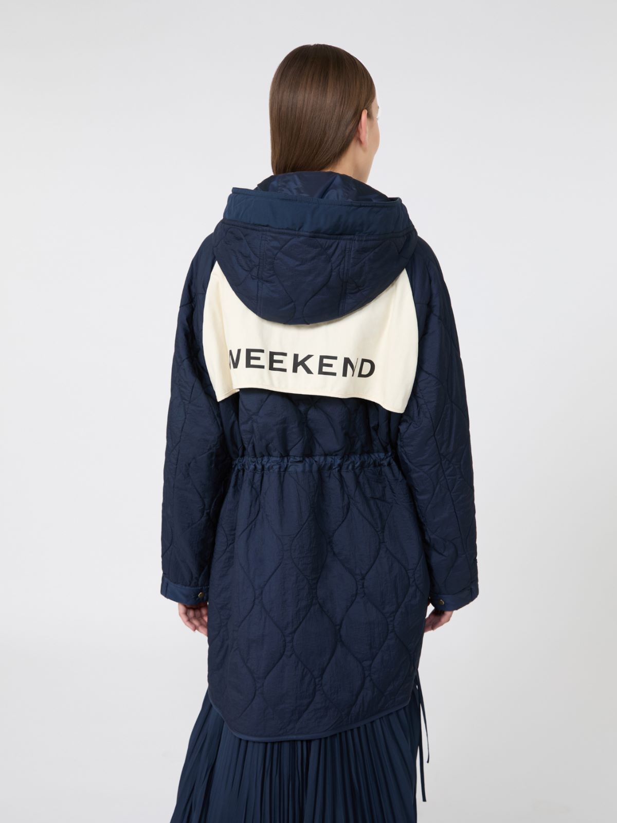 Reversible water-repellent canvas padded parka - Weekend Max Mara - 6