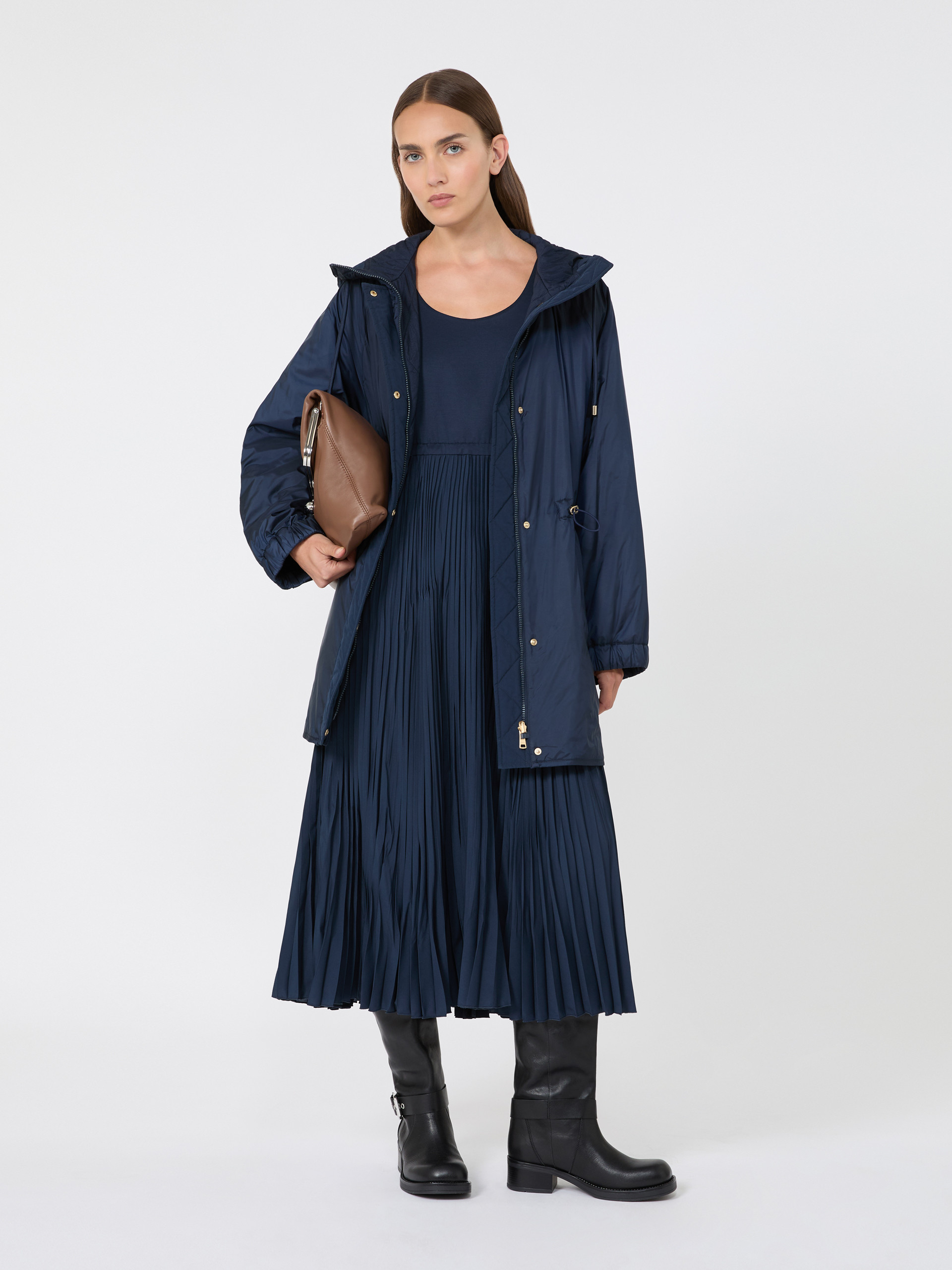 Reversible water-repellent canvas padded parka - Weekend Max Mara