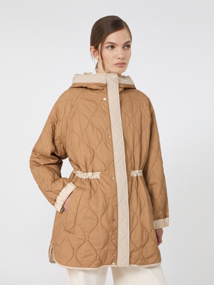 Reversible water-repellent canvas padded parka - Weekend Max Mara