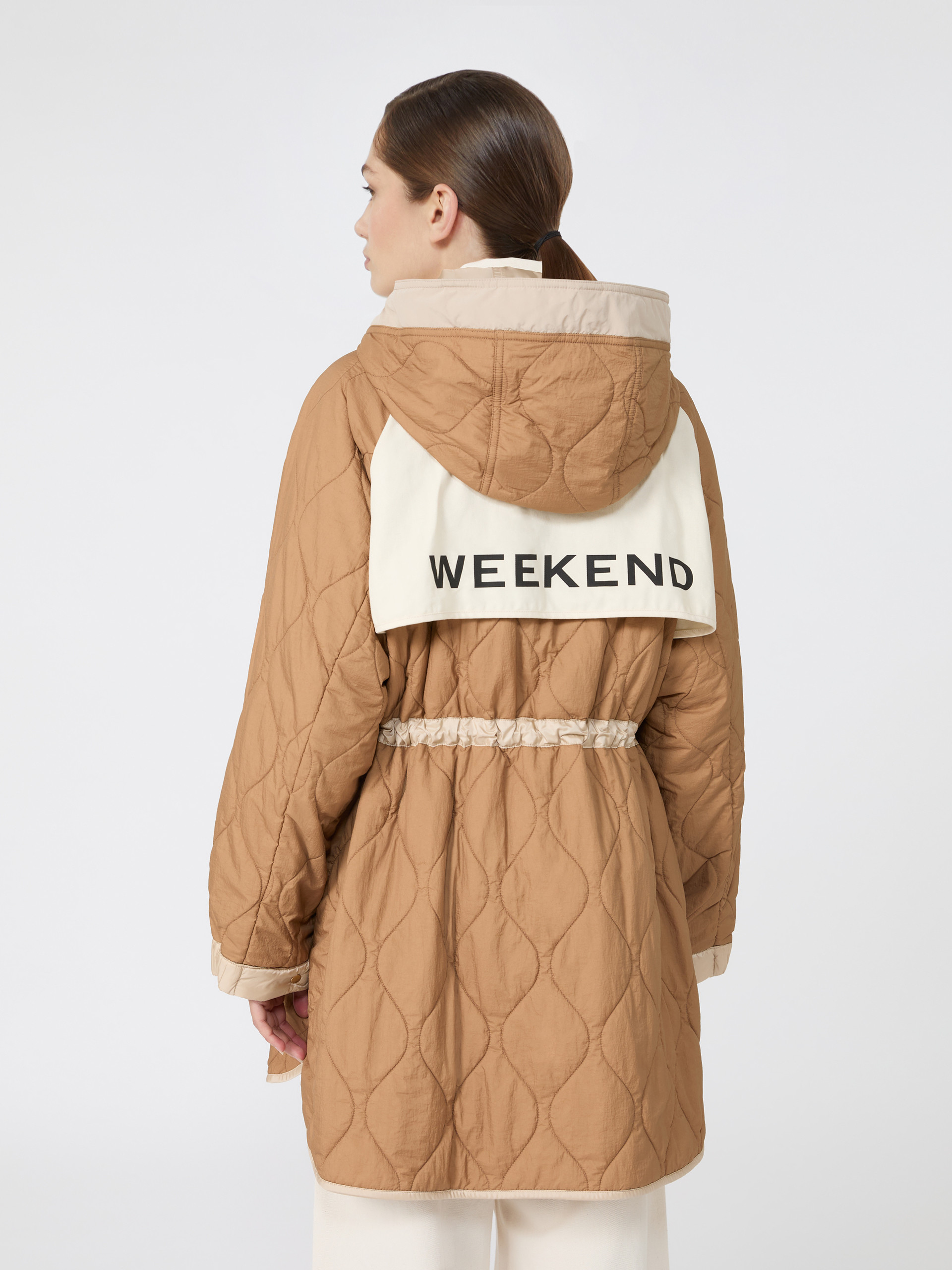 Reversible water-repellent canvas padded parka - Weekend Max Mara - 6