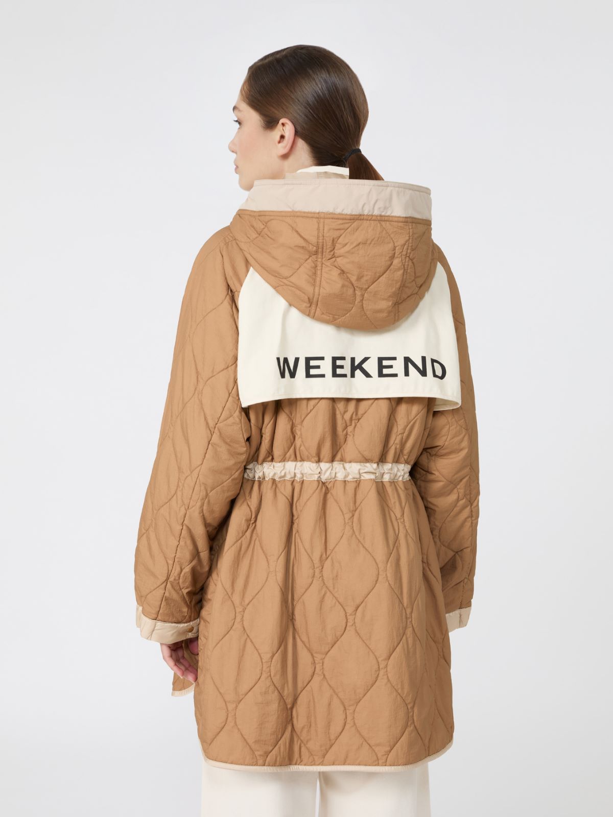 Reversible water-repellent canvas padded parka - Weekend Max Mara - 6