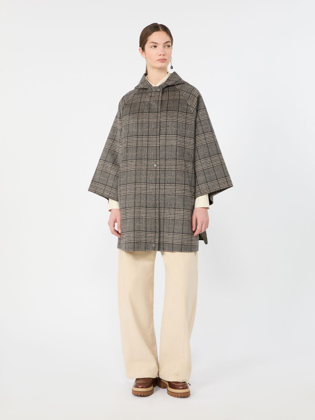 Prince of Wales wool midi coat - Weekend Max Mara - 2