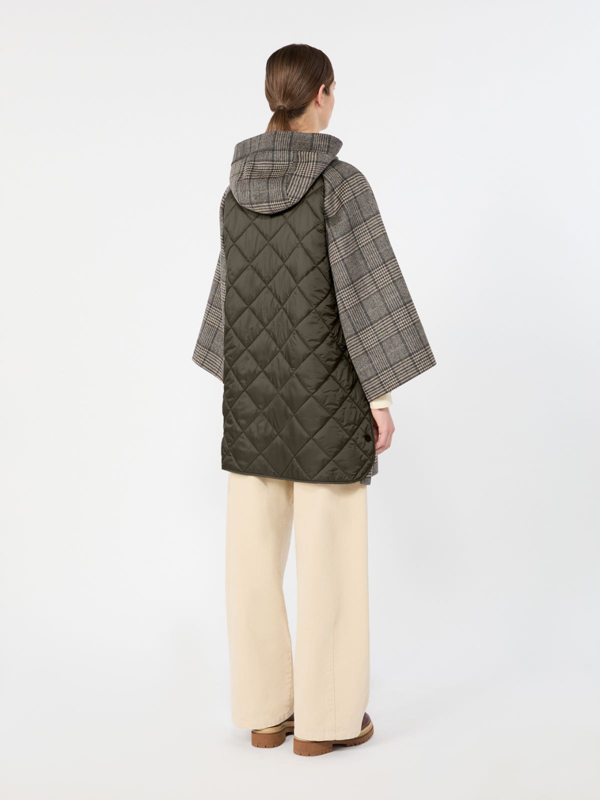 Prince of Wales wool midi coat - Weekend Max Mara - 3