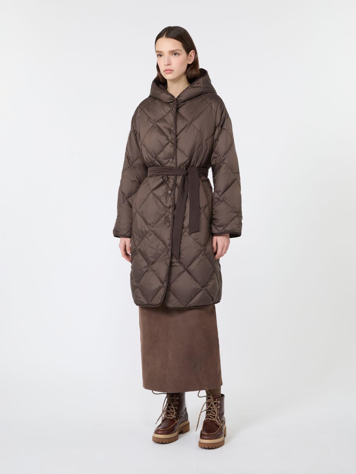 Reversible down jacket in technical twill - Weekend Max Mara - 2