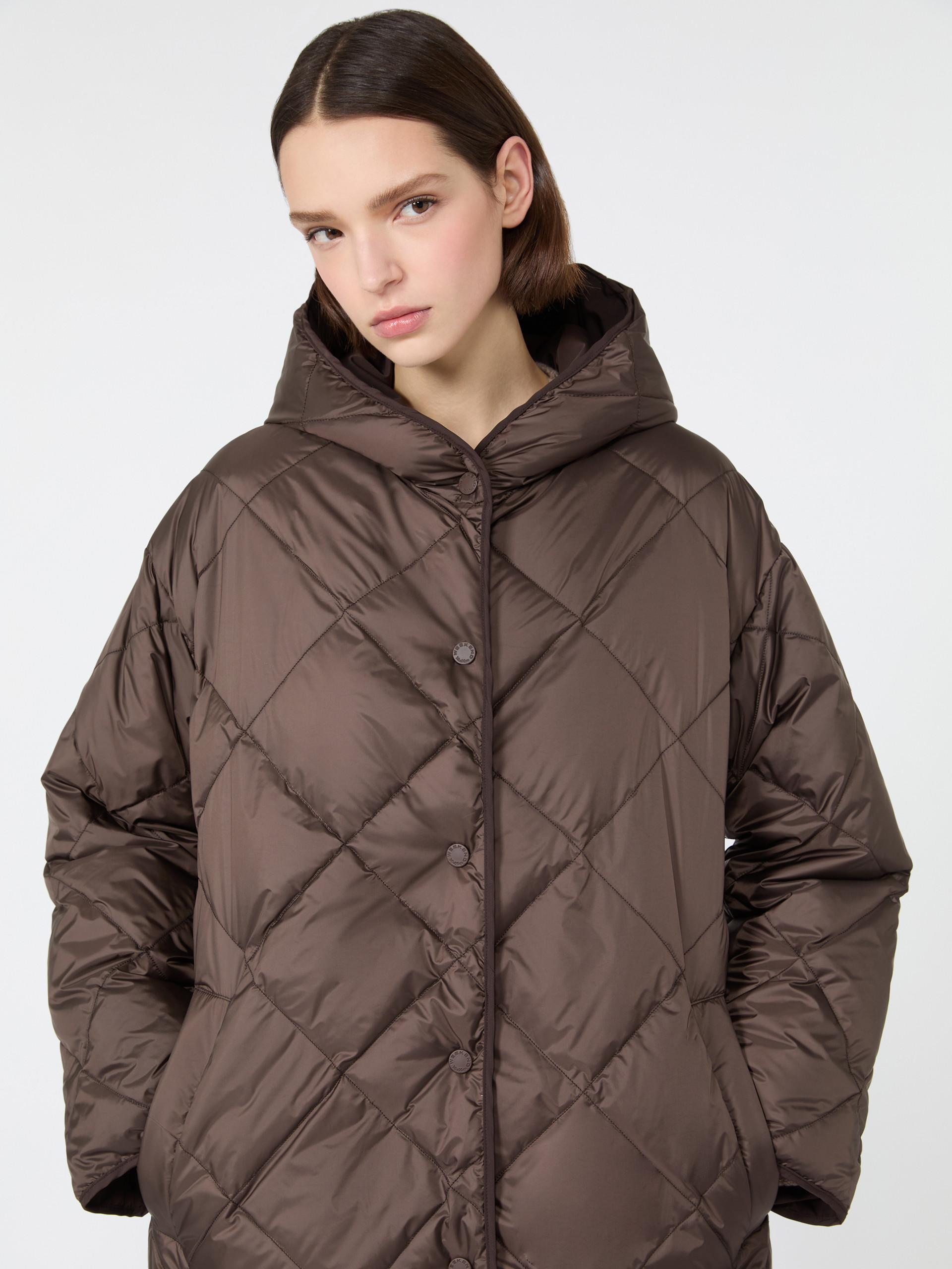 Reversible down jacket in technical twill - Weekend Max Mara - 4