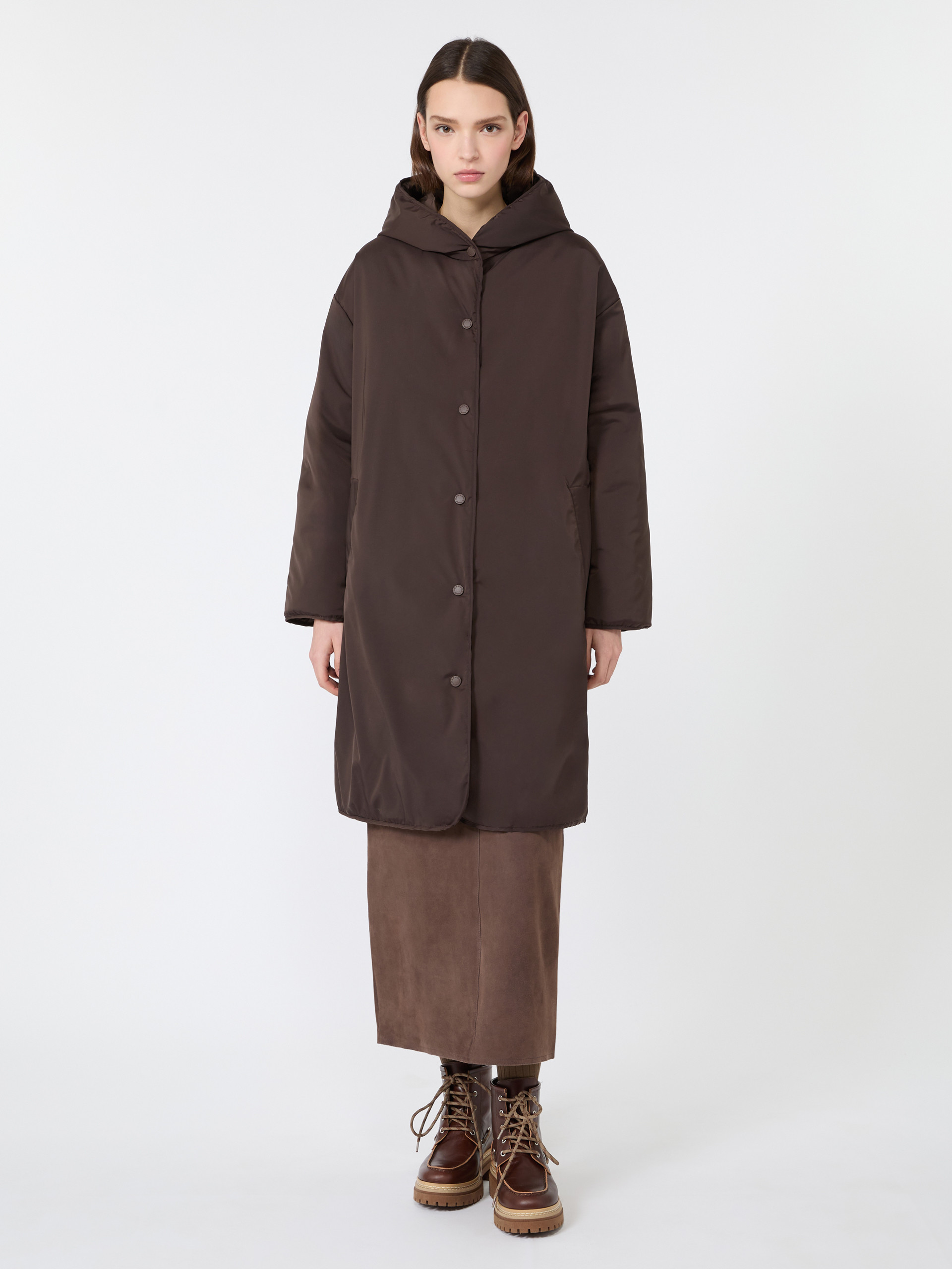 Reversible down jacket in technical twill - Weekend Max Mara - 5