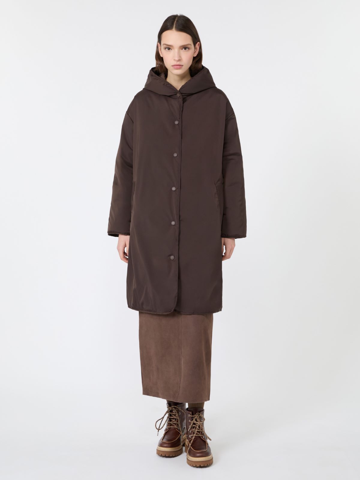Reversible down jacket in technical twill - Weekend Max Mara - 5