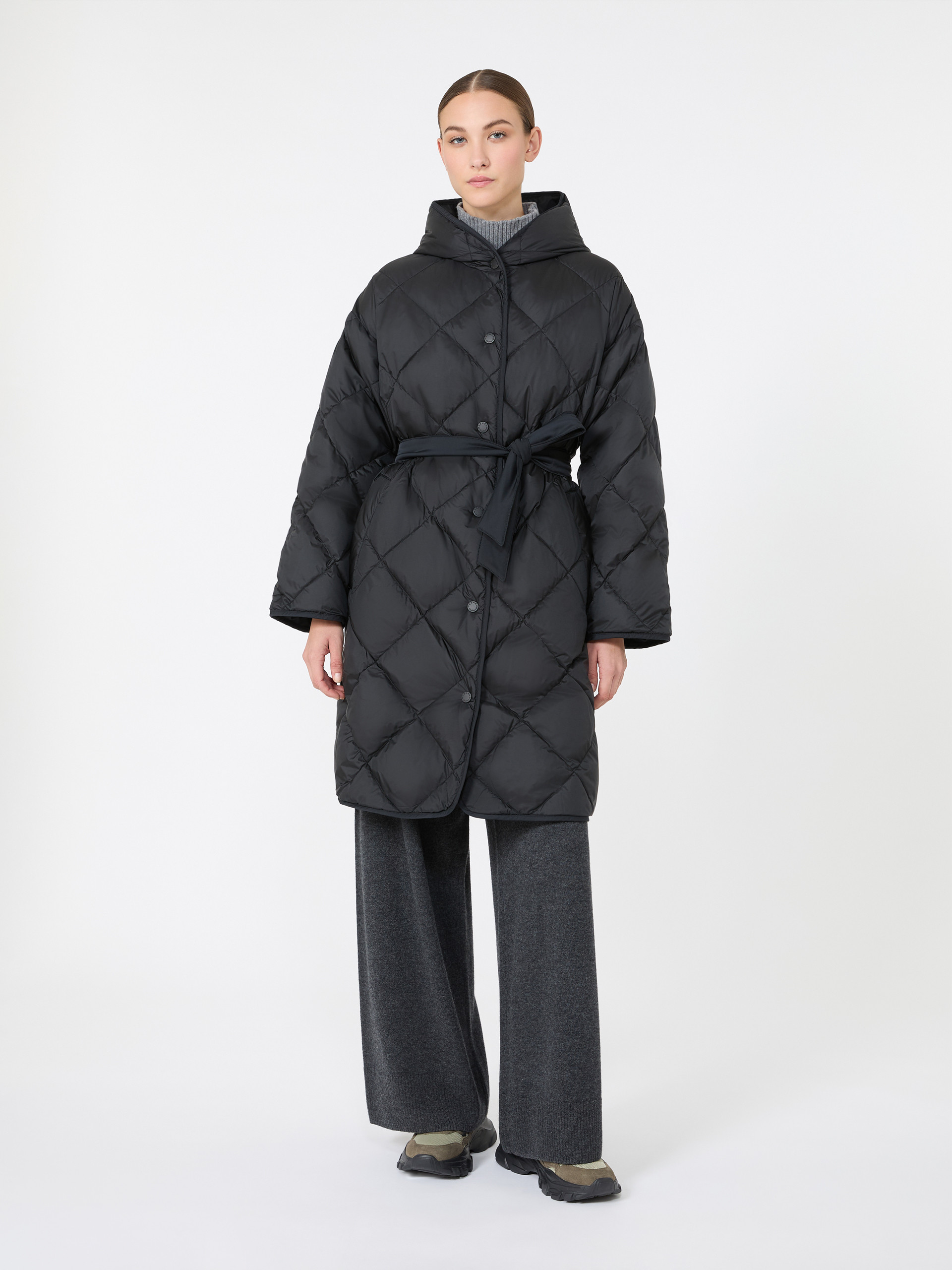 Reversible down jacket in technical twill - Weekend Max Mara - 2