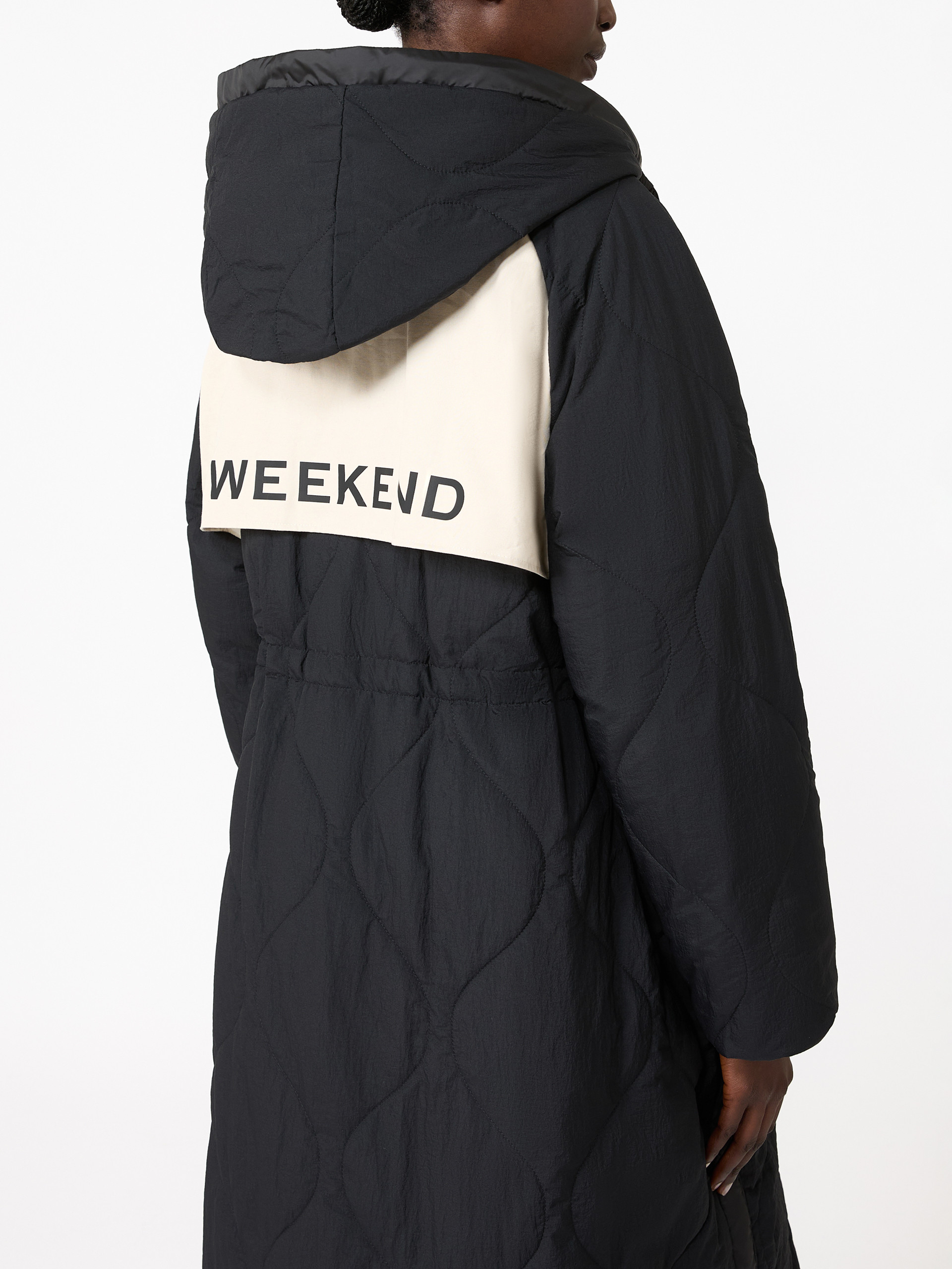 Piumino lungo reversibile in tela antigoccia - Weekend Max Mara - 5