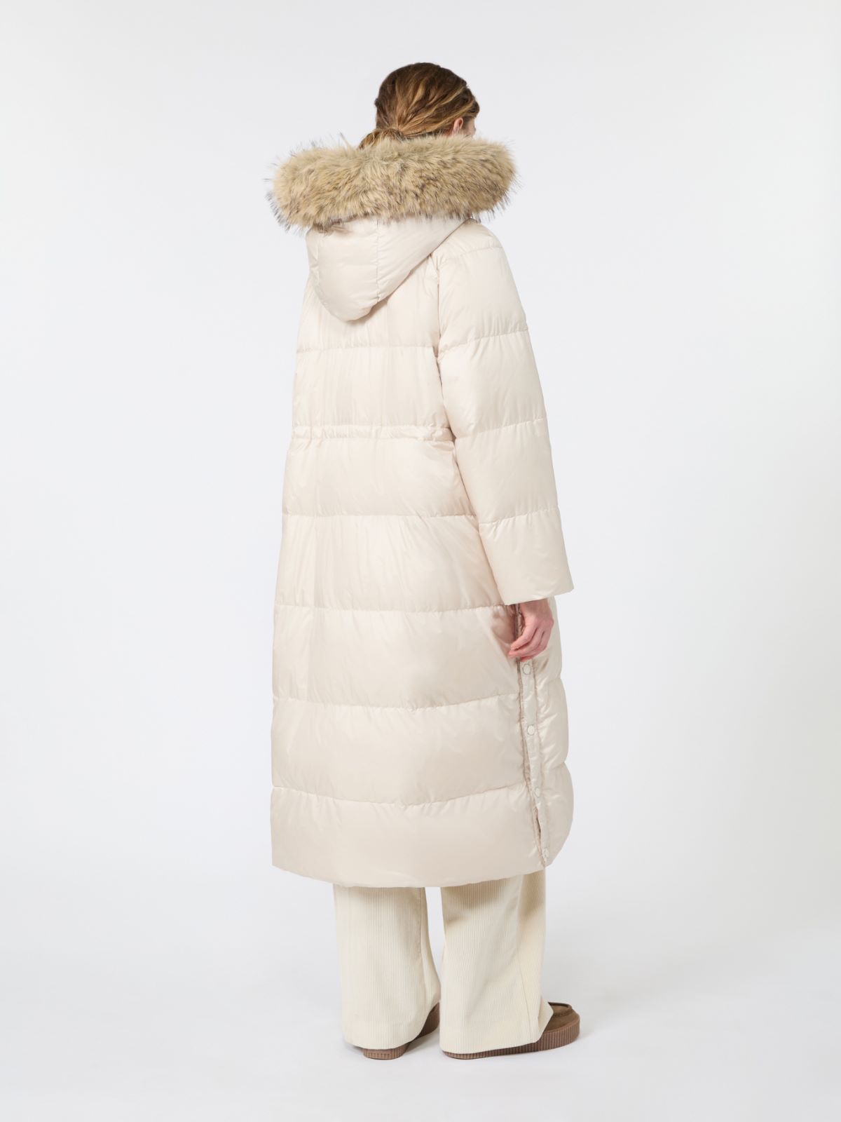Piumino lungo reversibile in tela antigoccia - Weekend Max Mara - 3