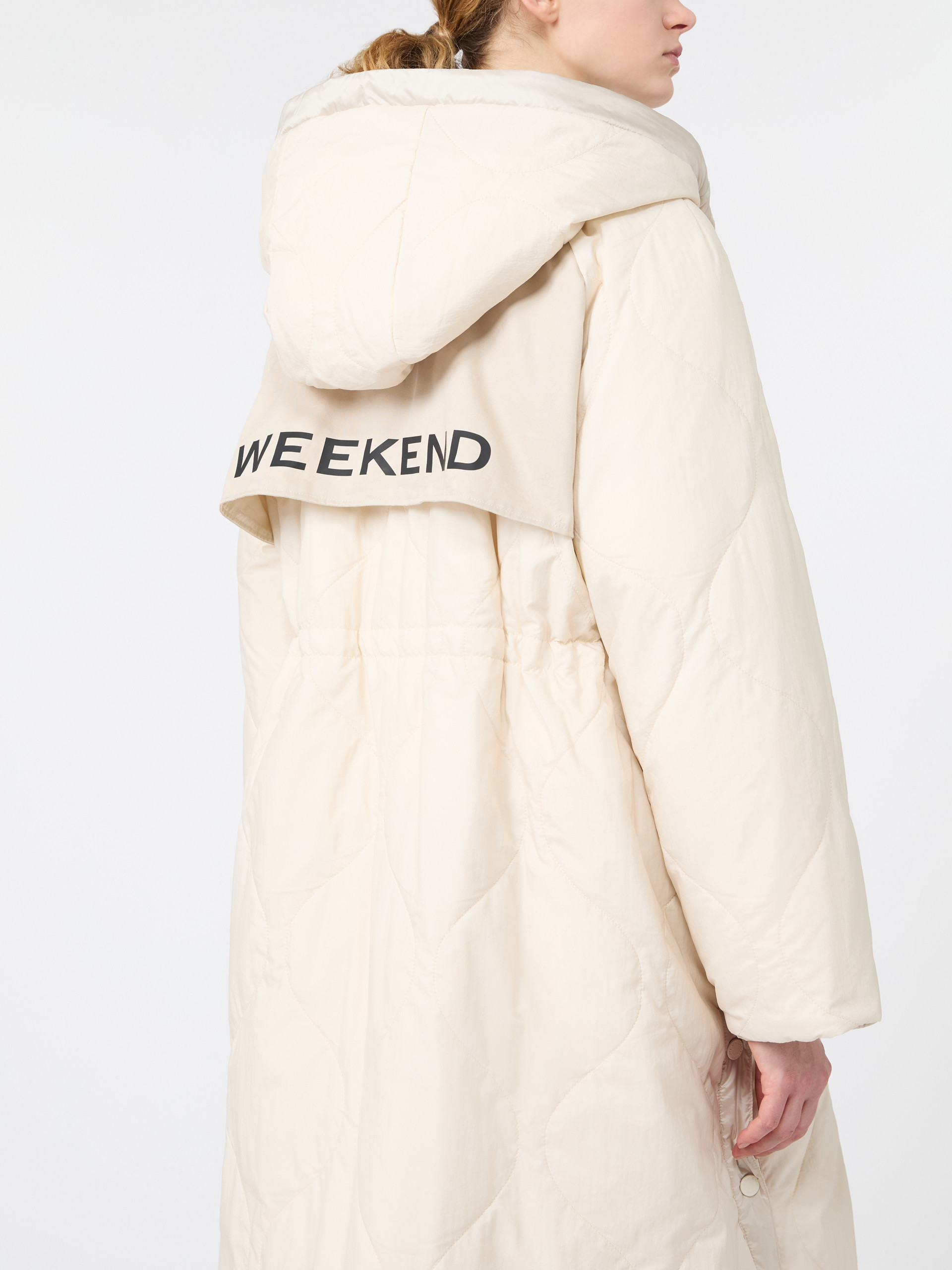 Piumino lungo reversibile in tela antigoccia - Weekend Max Mara - 5