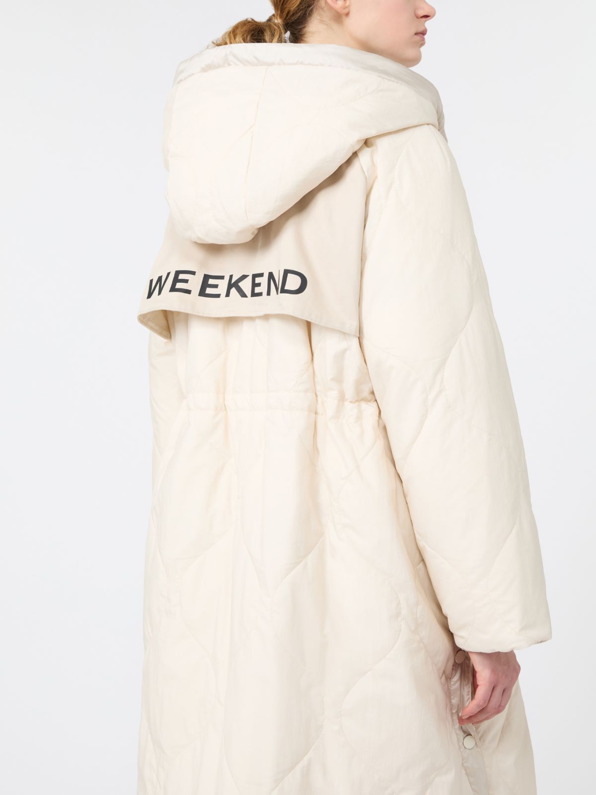 Piumino lungo reversibile in tela antigoccia - Weekend Max Mara - 5