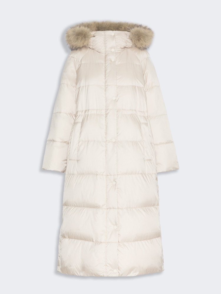 Piumino lungo reversibile in tela antigoccia - Weekend Max Mara - 2