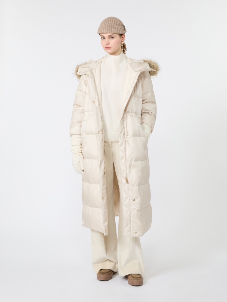 Piumino lungo reversibile in tela antigoccia - Weekend Max Mara