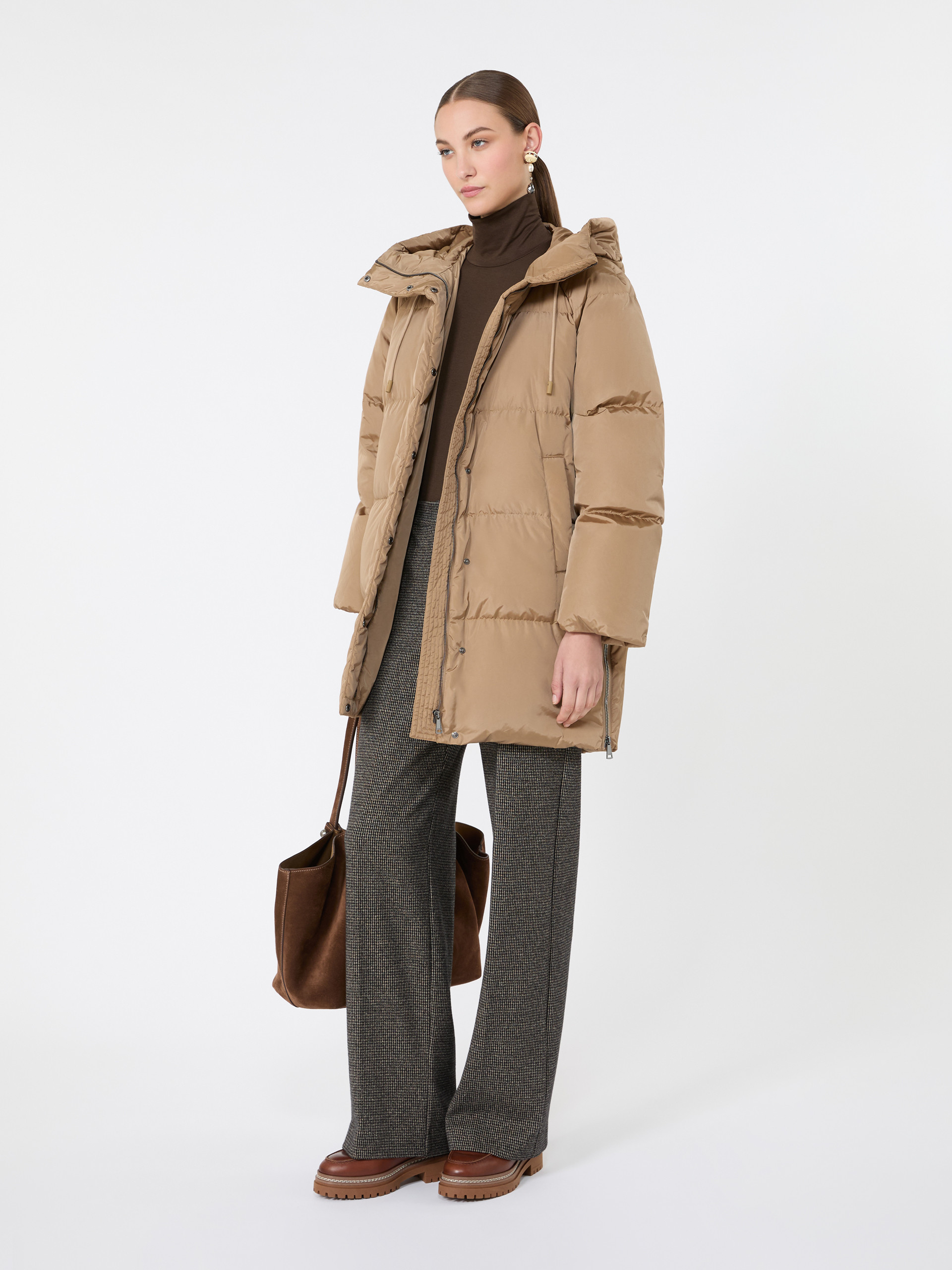 Midi parka in water-repellent taffeta - Weekend Max Mara