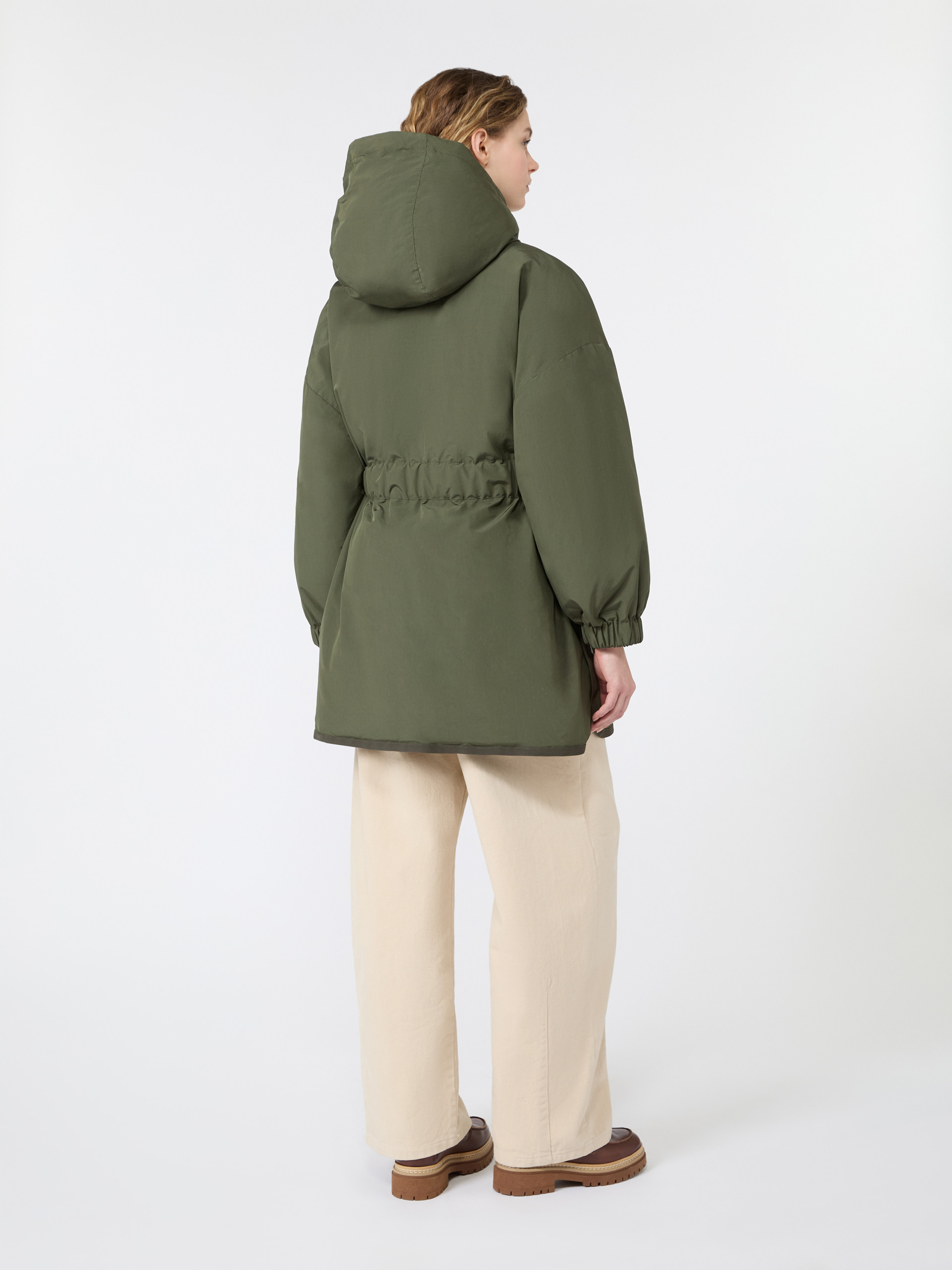 Reversible parka in water-repellent plain-weave fabric - Weekend Max Mara - 3