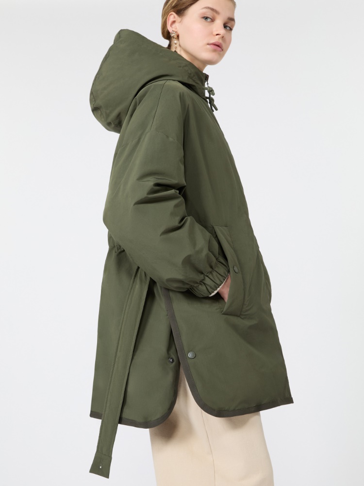 Reversible parka in water-repellent plain-weave fabric - Weekend Max Mara