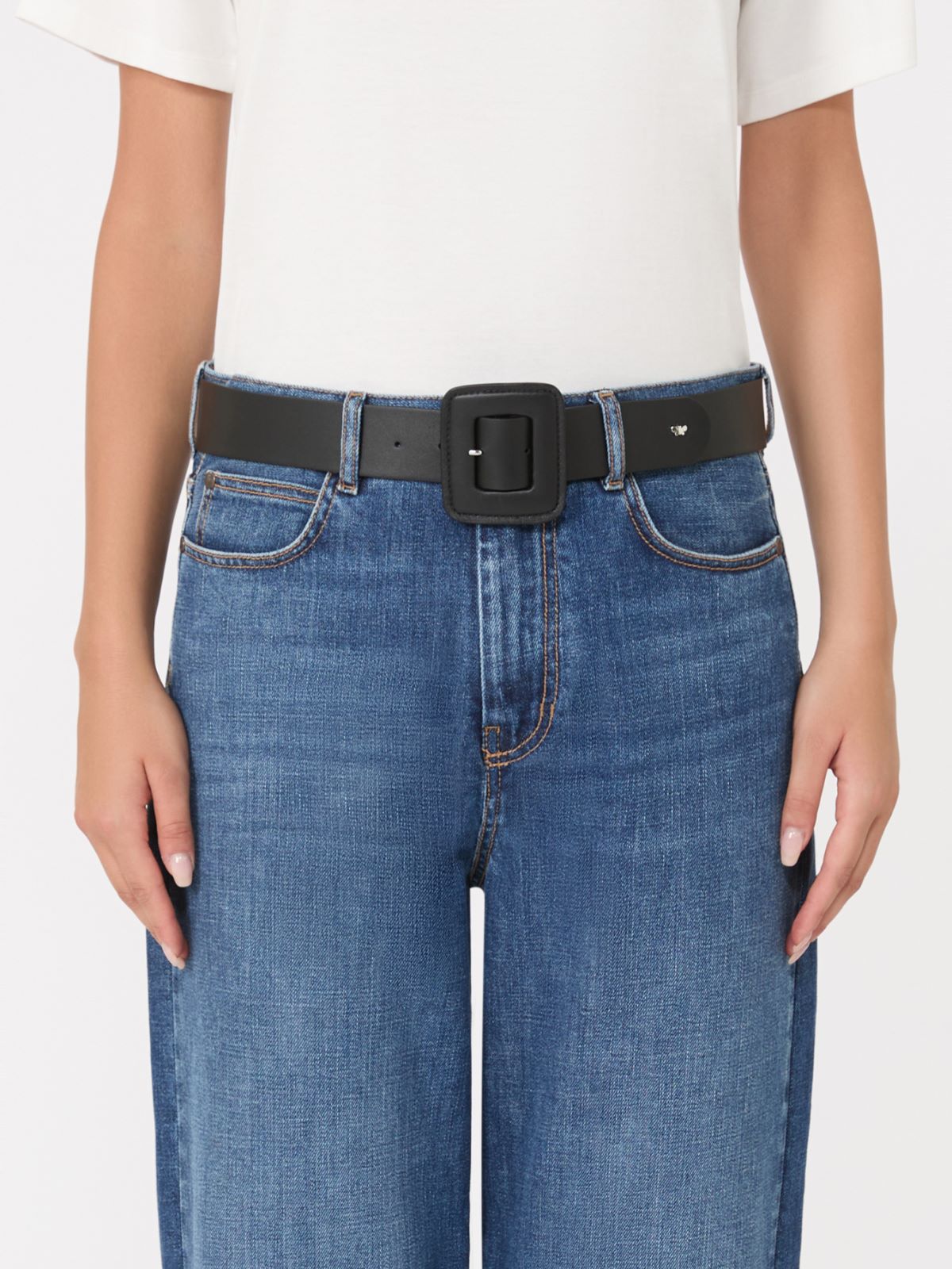 Shiny Nappa leather belt - Weekend Max Mara - 4