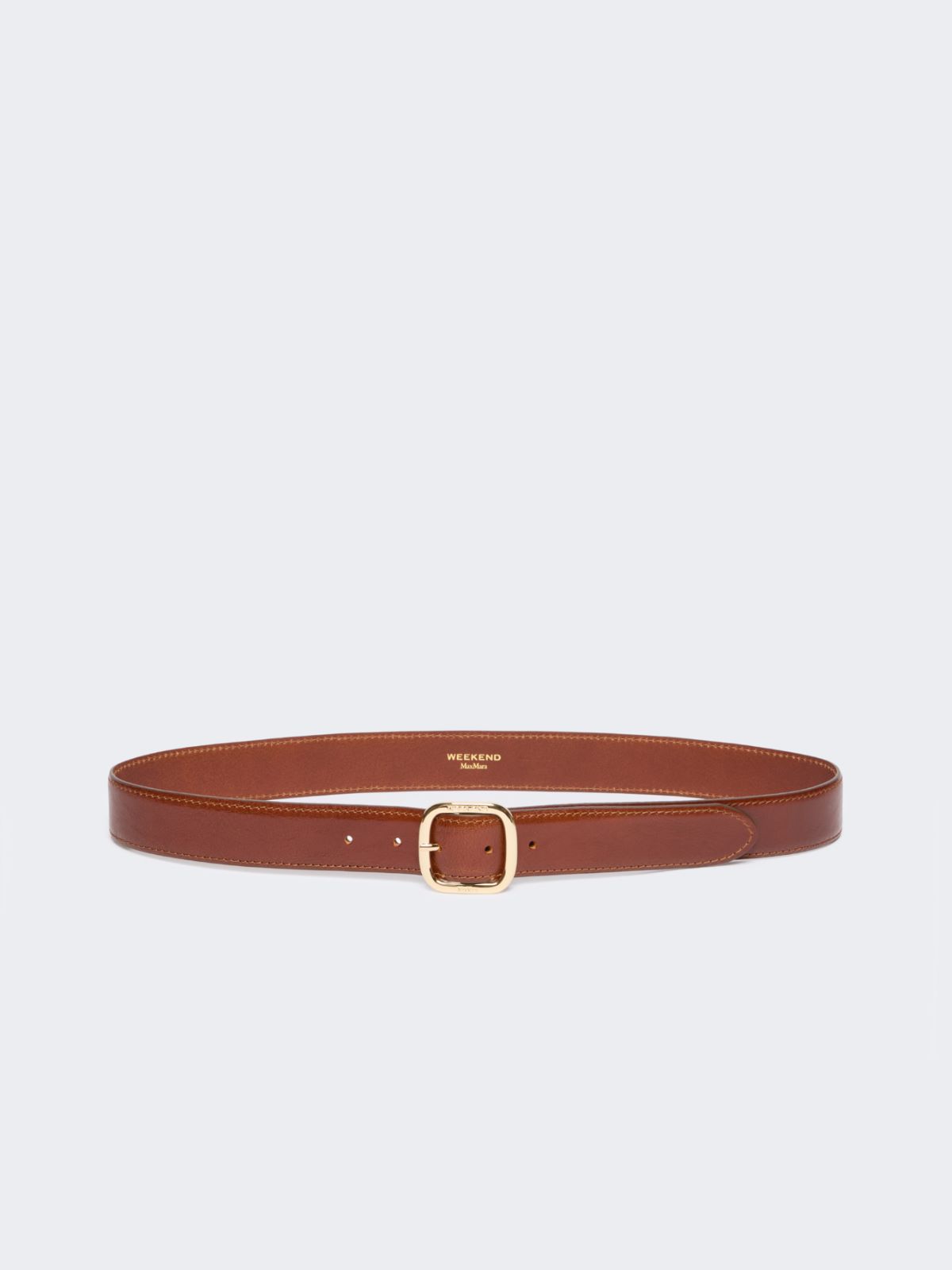 Leather belt - TOBACCO - Weekend Max Mara