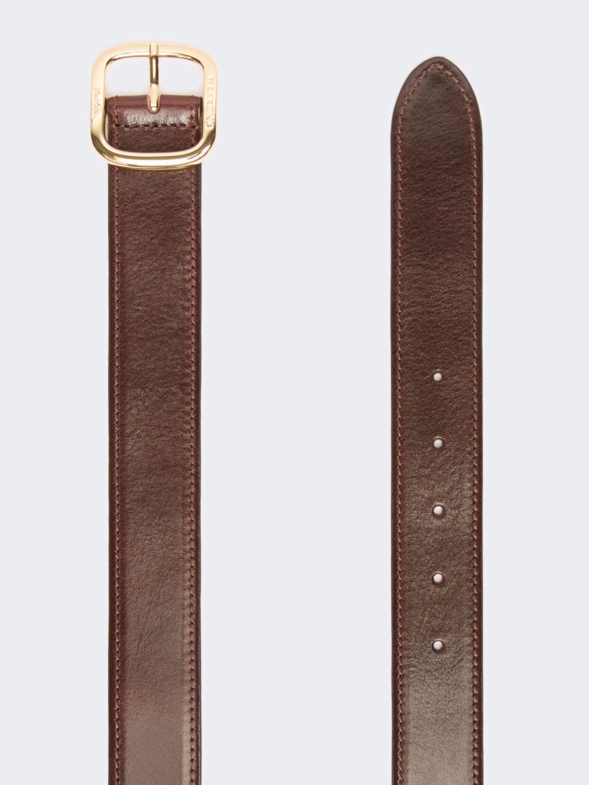 Leather belt - CHOCOLATE - Weekend Max Mara - 2