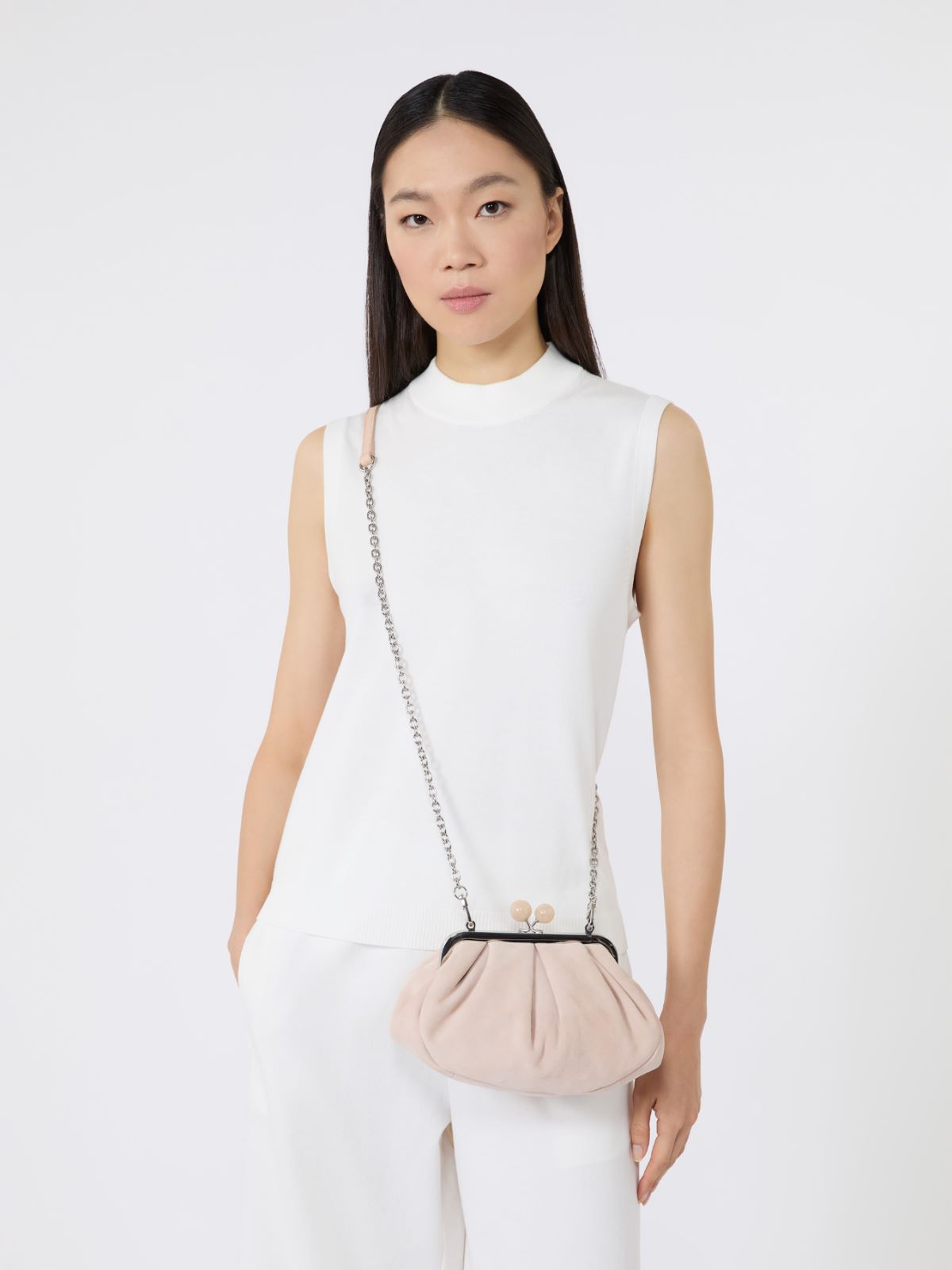 Pasticcino Bag small in suede - Weekend Max Mara - 7