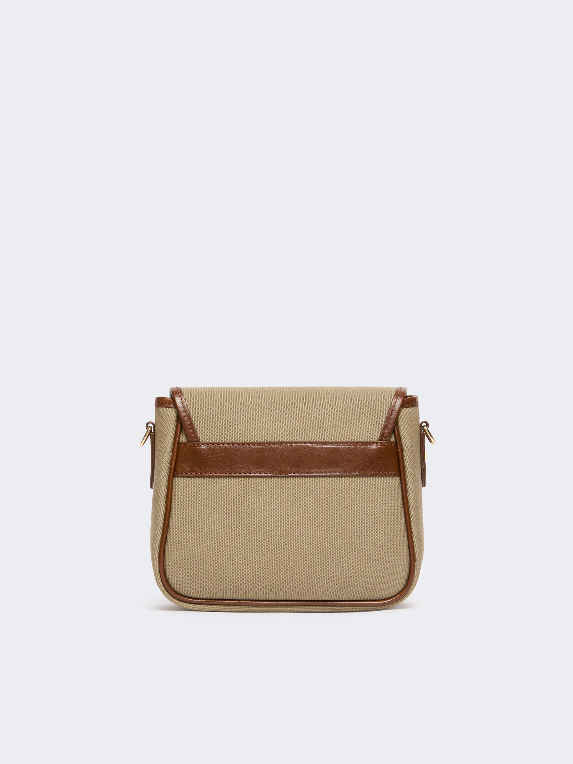 Borsa a tracolla piccola in canvas e pelle - Weekend Max Mara - 3