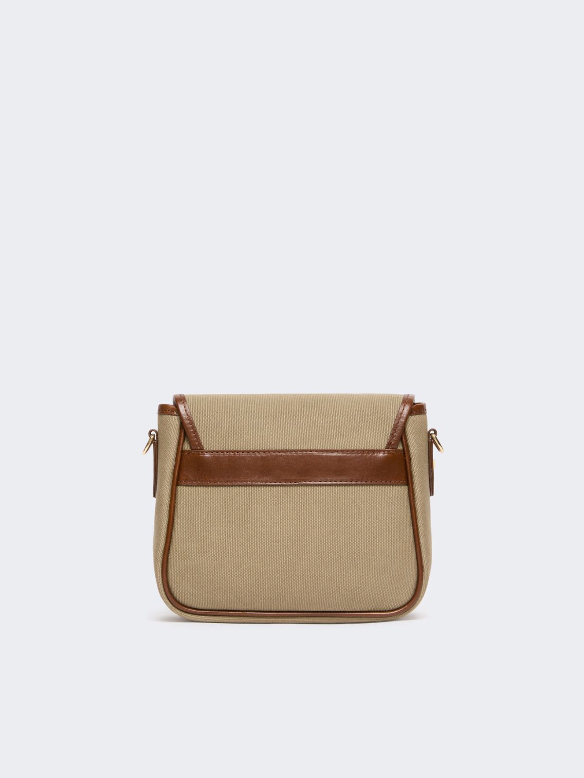 Borsa a tracolla piccola in canvas e pelle - Weekend Max Mara - 3