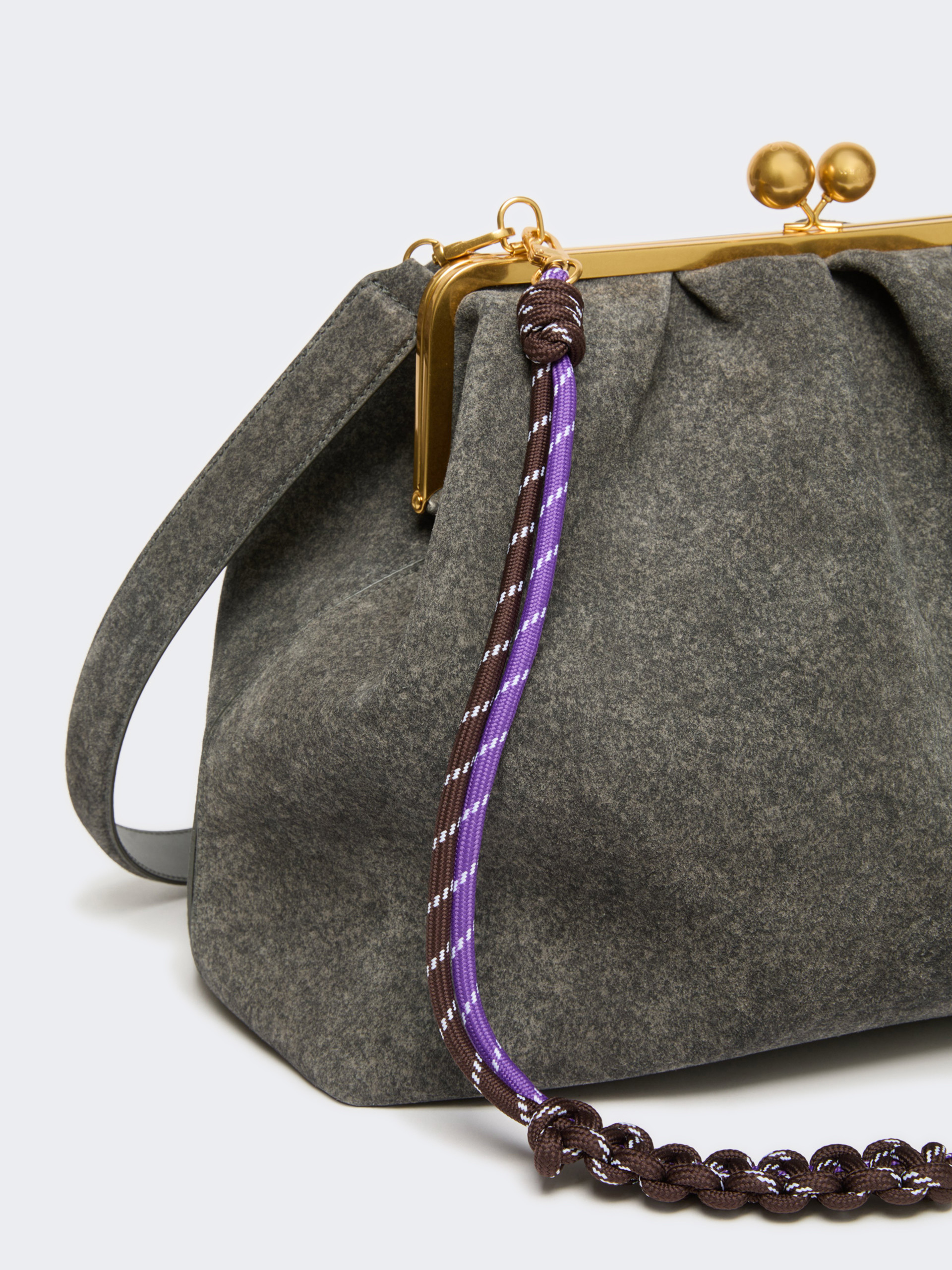XXL textured suede Pasticcino Bag - Weekend Max Mara - 4